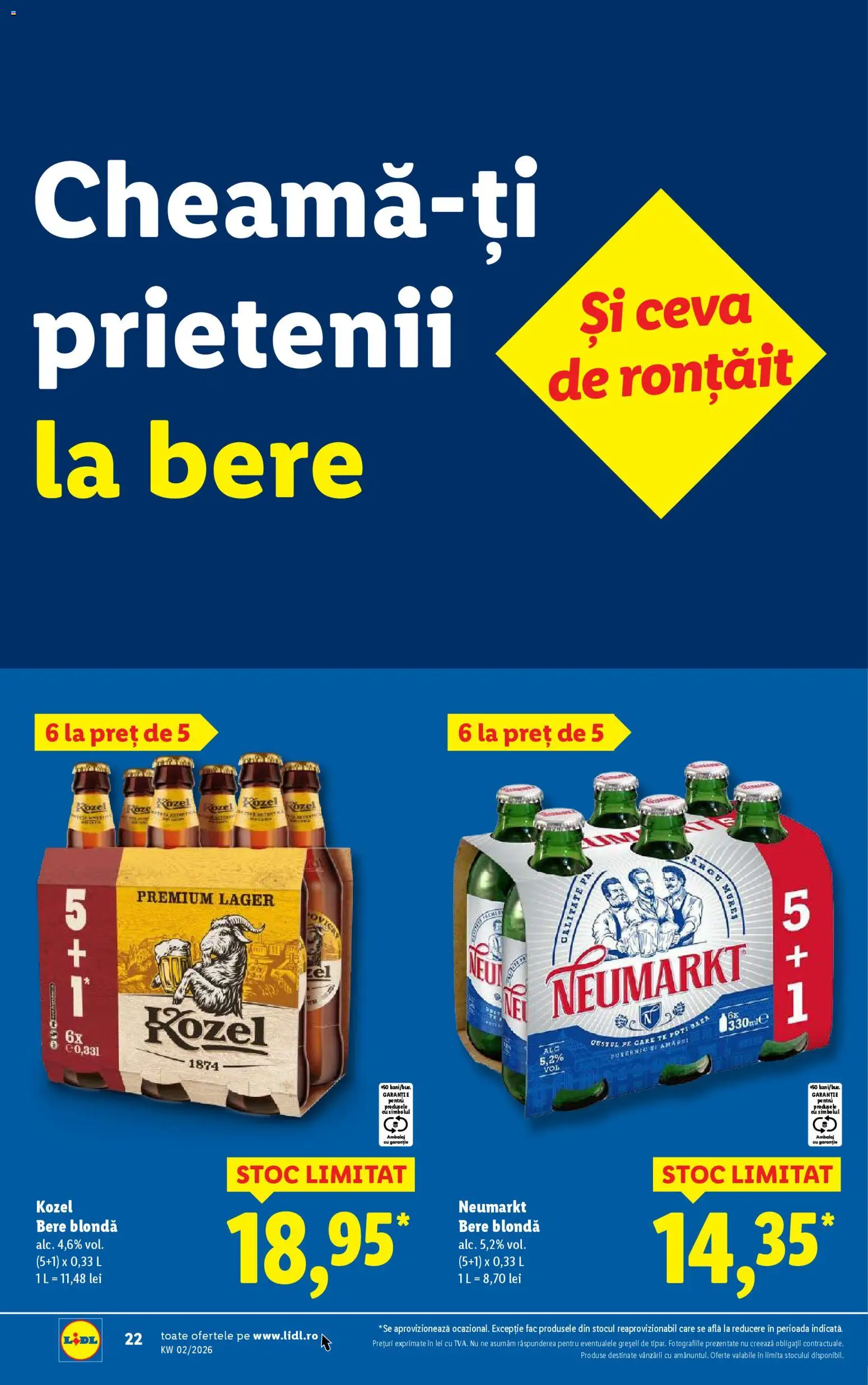 Catalog LIDL 5 - 10 Ianuarie 2026 | Pagina 22 | Produse: Bere