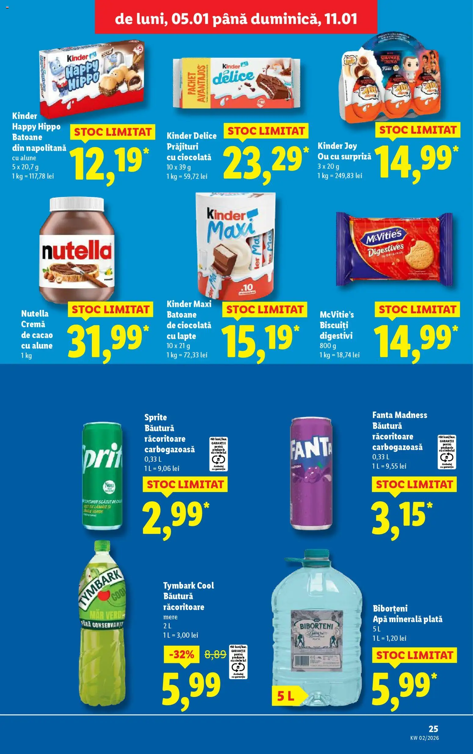 Catalog LIDL 5 - 10 Ianuarie 2026 | Pagina 25 | Produse: Yazı tahtası kalemi, Alune, Cremă, Ciocolată