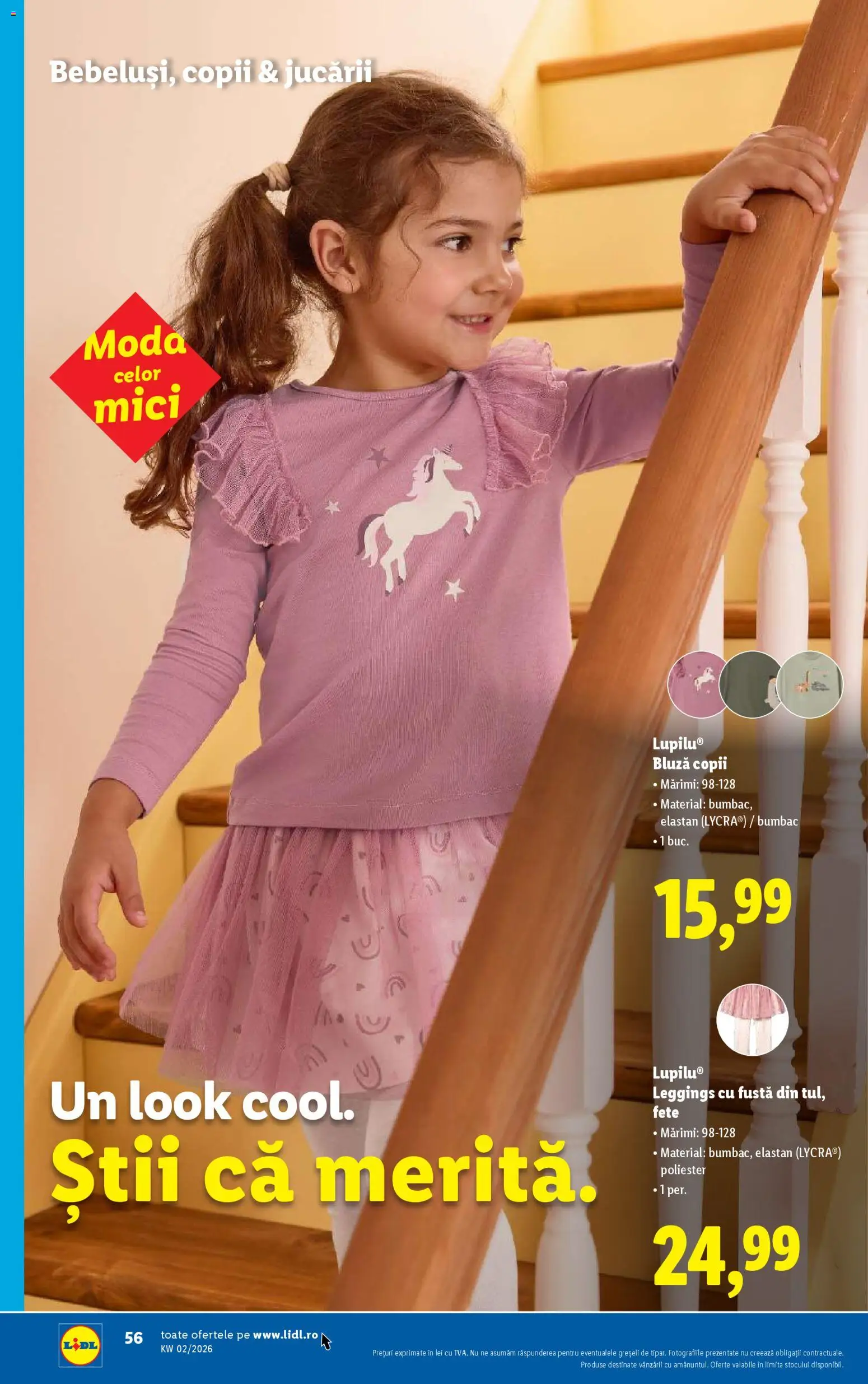 Catalog LIDL 5 - 10 Ianuarie 2026 | Pagina 56 | Produse: Mici, Bluză