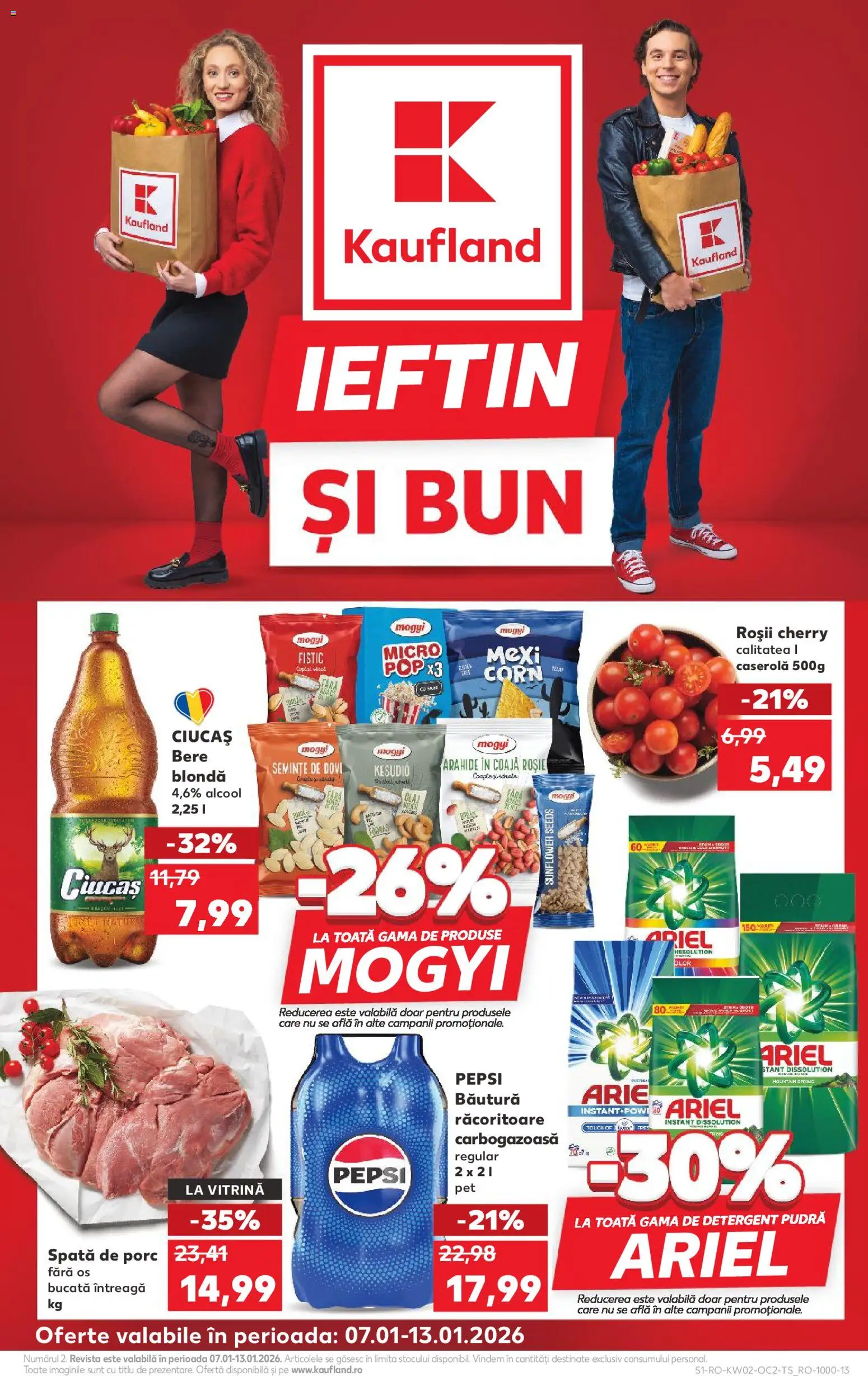 Catalog Kaufland 7 - 12 Ianuarie 2026 | Pagina 1 | Produse: Dovleac, Pudră, Semințe, Fistic