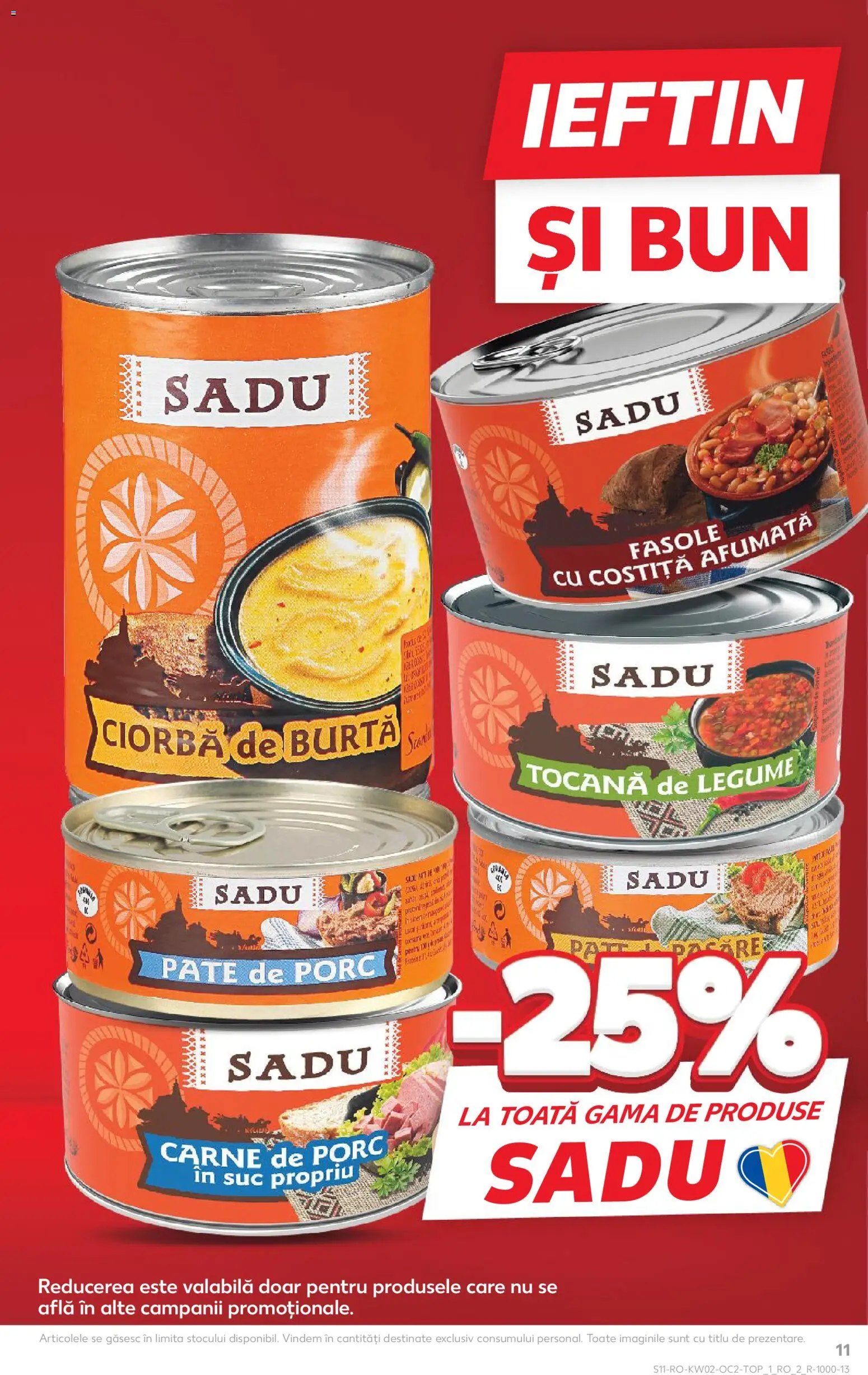 Catalog Kaufland 7 - 12 Ianuarie 2026 | Pagina 11 | Produse: Pate, Suc, Carne De Porc, Legume