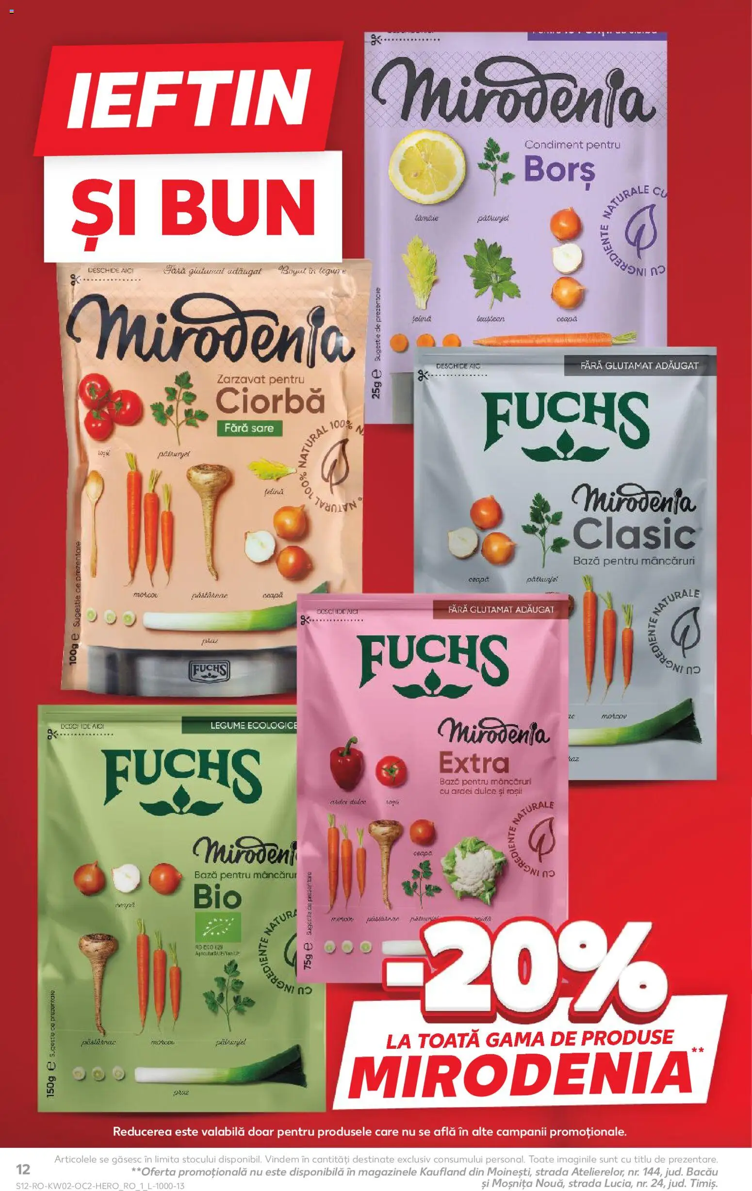 Catalog Kaufland 7 - 12 Ianuarie 2026 | Pagina 12 | Produse: Borș, Ardei, Roșii, Legume