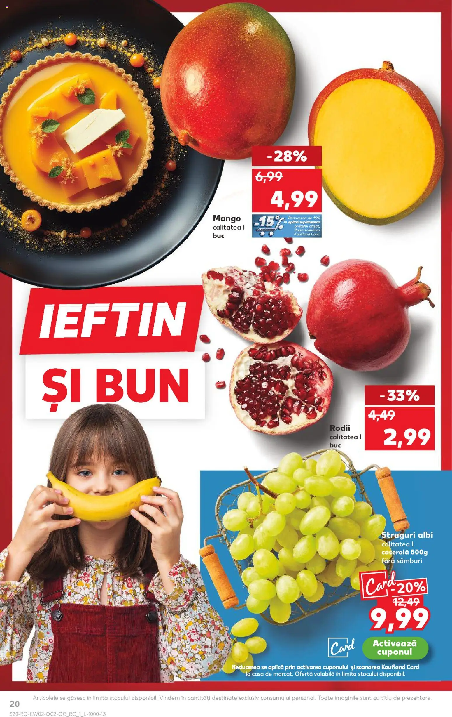 Catalog Kaufland 7 - 12 Ianuarie 2026 | Pagina 20 | Produse: Struguri, Mango