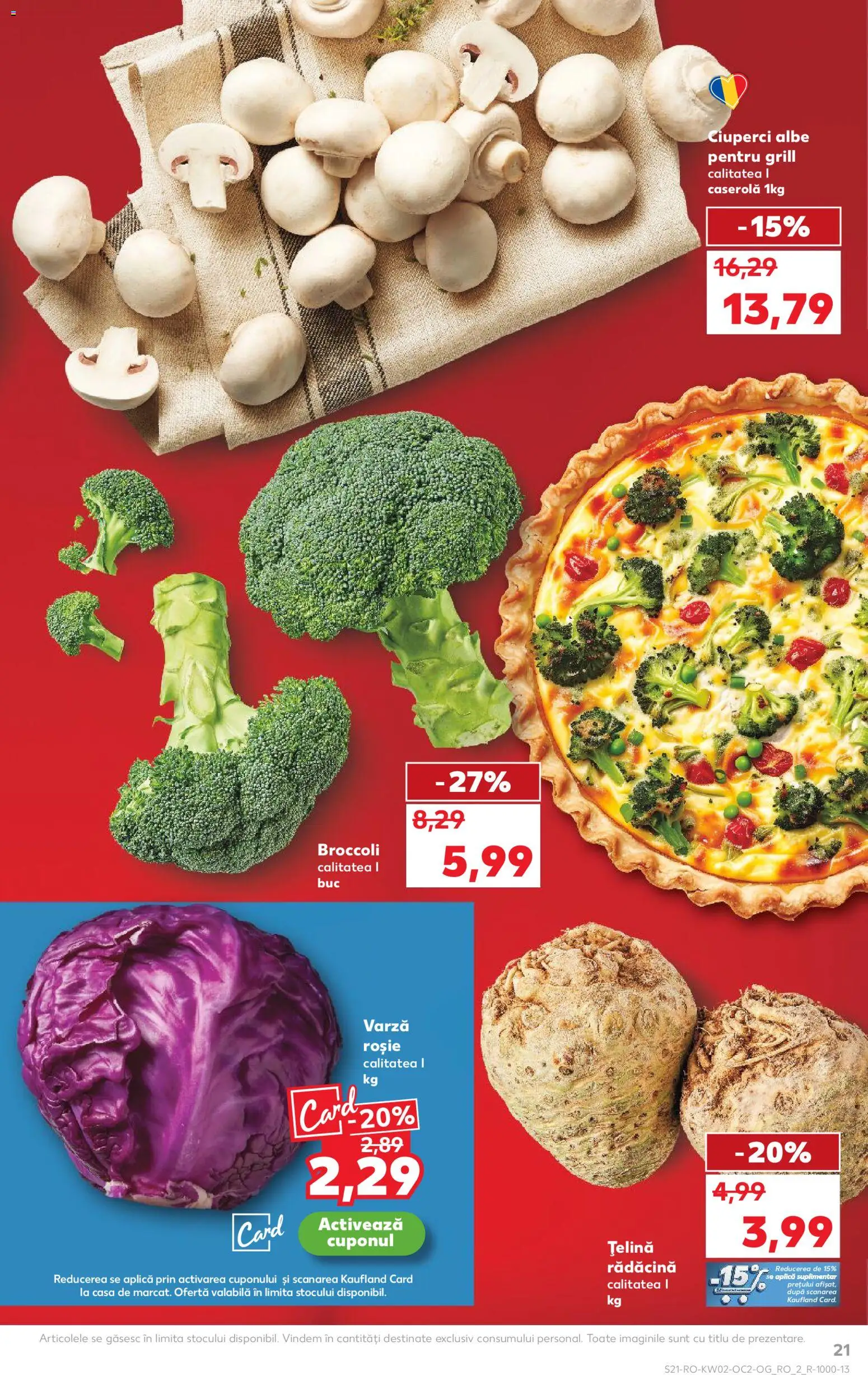 Catalog Kaufland 7 - 12 Ianuarie 2026 | Pagina 21 | Produse: Varză, Grill, Țelină, Ciuperci