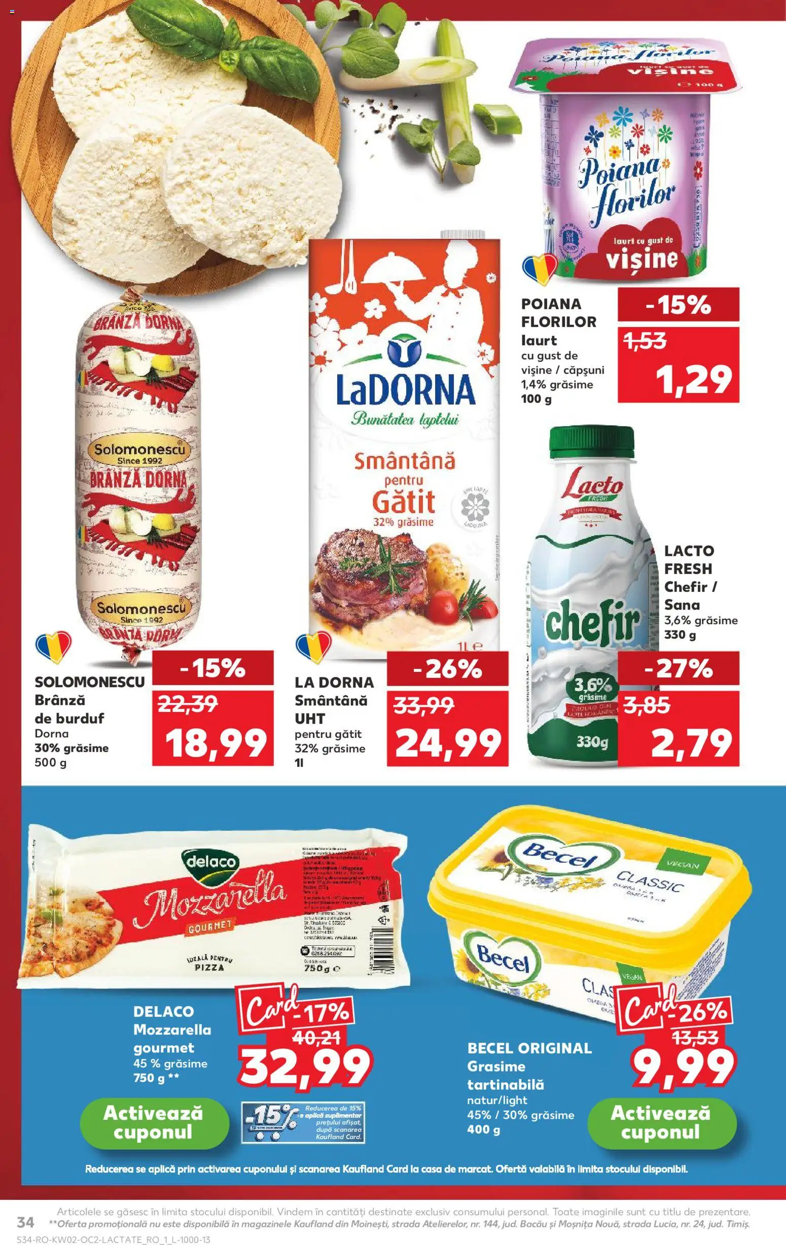 Catalog Kaufland 7 - 12 Ianuarie 2026 | Pagina 34 | Produse: Chaussures de ski, Brânză, Pizza, Smântână