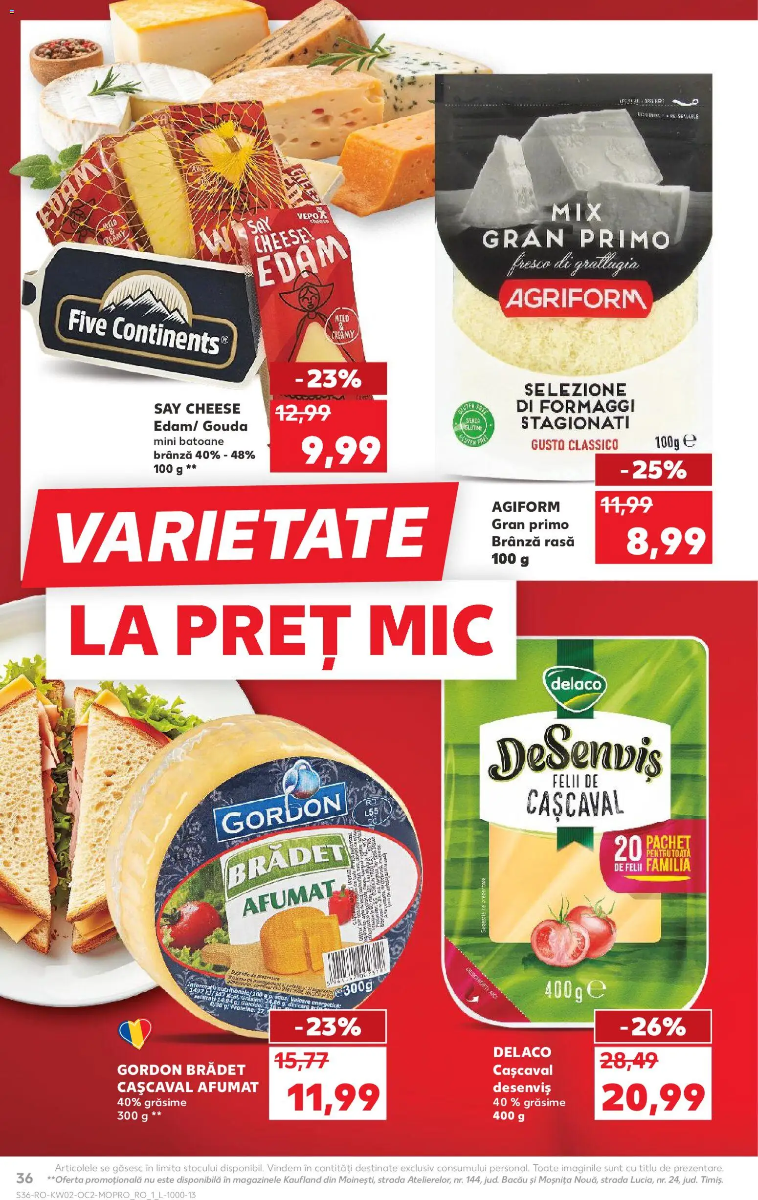 Catalog Kaufland 7 - 12 Ianuarie 2026 | Pagina 36 | Produse: Light Kedi Konservesi, Cașcaval, Brânză, Gouda