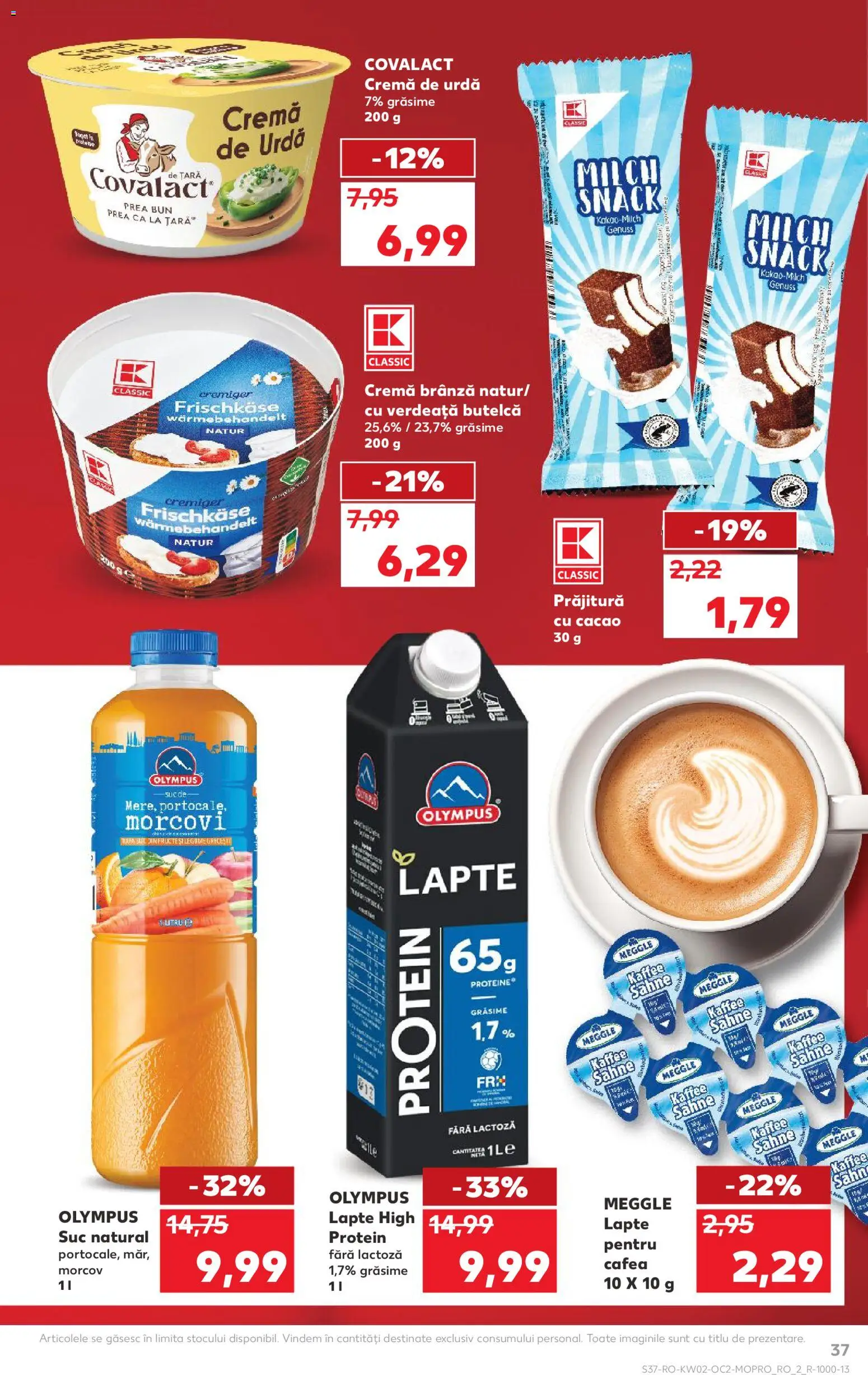 Catalog Kaufland 7 - 12 Ianuarie 2026 | Pagina 37 | Produse: Matériel de Street Workout, Brânză, Cafea, Suc