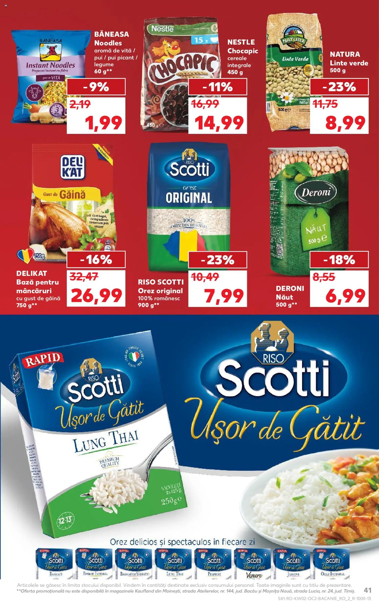 Catalog Kaufland 7 - 12 Ianuarie 2026 | Pagina 41 | Produse: Hacıyatmaz Kedi Oyuncağı, Orez, Noodles, Legume