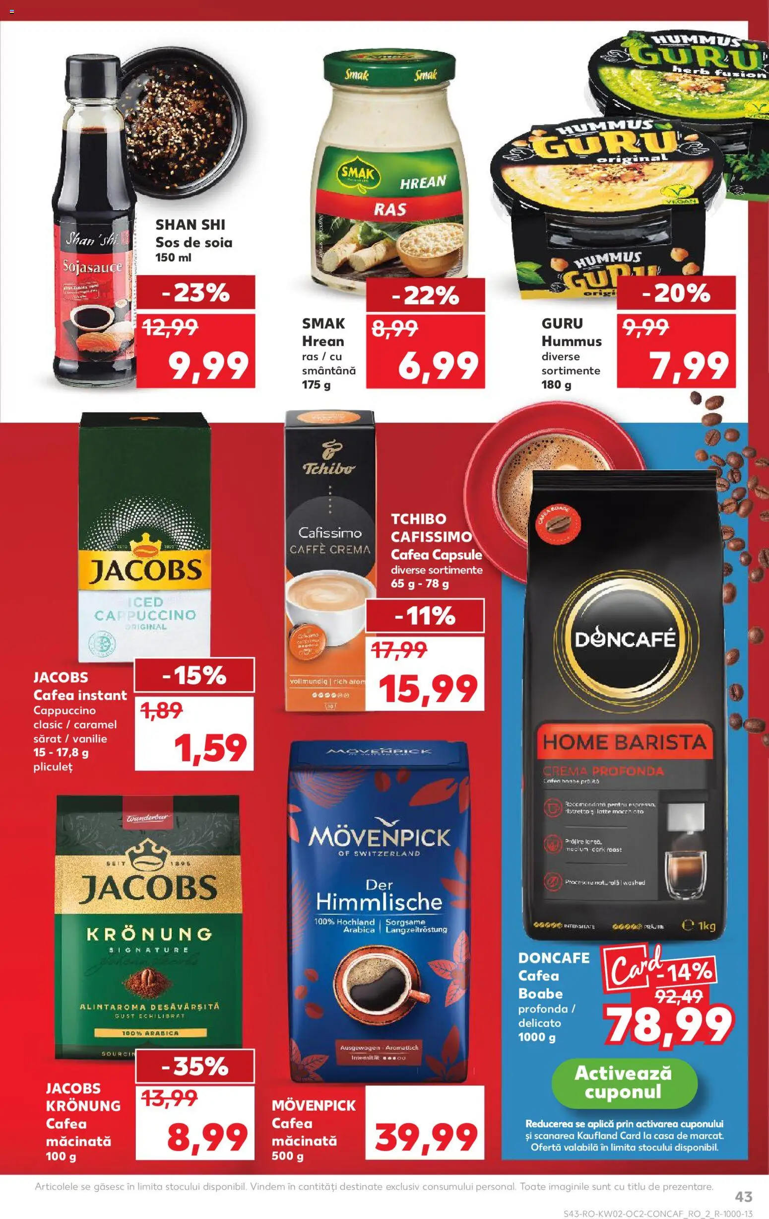 Catalog Kaufland 7 - 12 Ianuarie 2026 | Pagina 43 | Produse: Köpek çiti, Cafea, Smântână, Sos