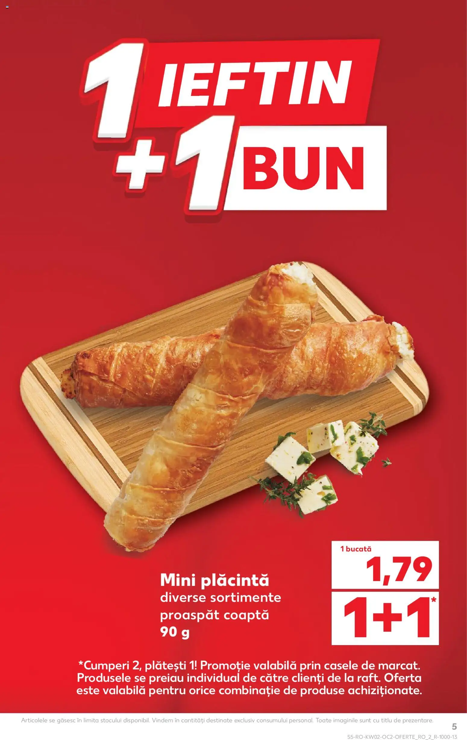 Catalog Kaufland 7 - 12 Ianuarie 2026 | Pagina 5 | Produse: Plăcintă
