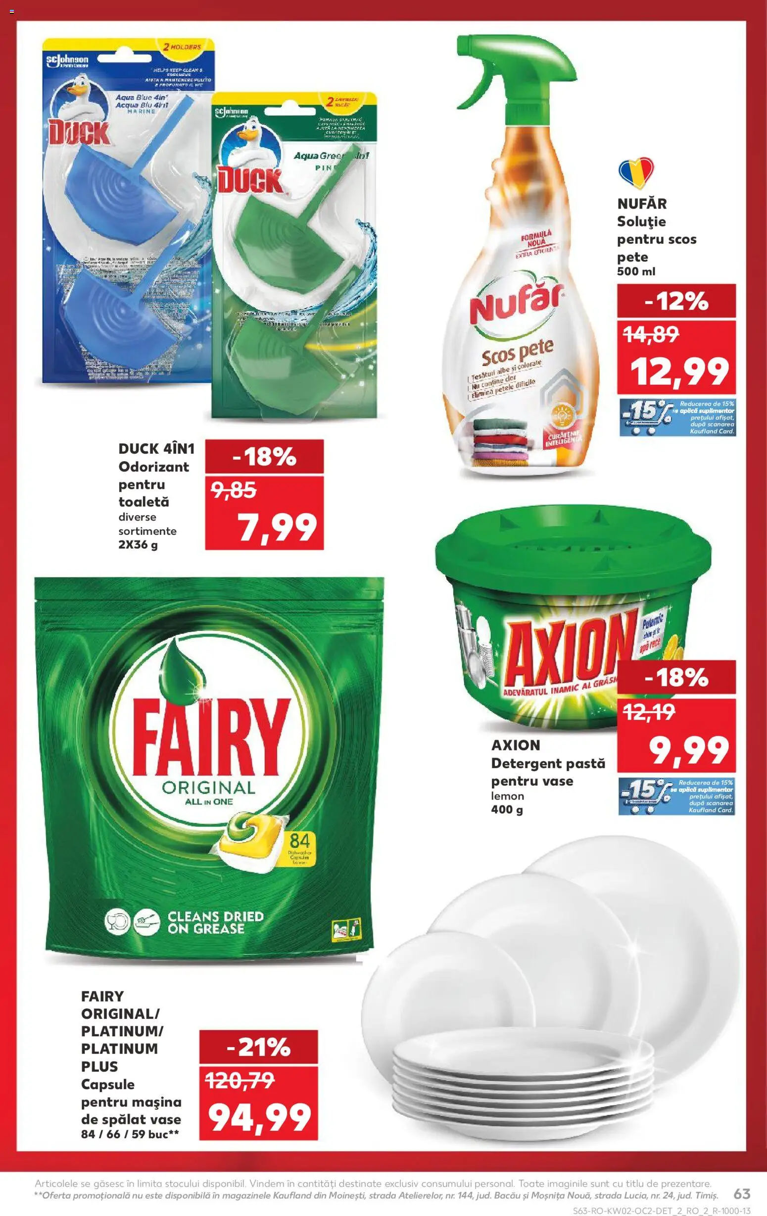 Catalog Kaufland 7 - 12 Ianuarie 2026 | Pagina 63 | Produse: Mașină De Spălat, Mașină De Spălat Vase, Detergent, Paste