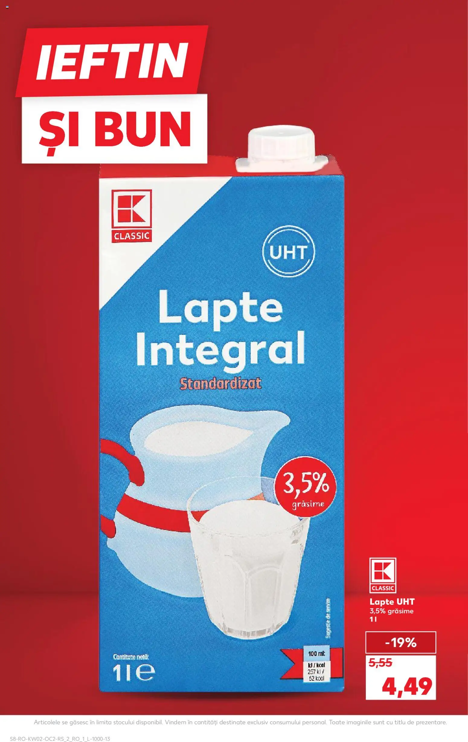 Catalog Kaufland 7 - 12 Ianuarie 2026 | Pagina 8 | Produse: Lapte