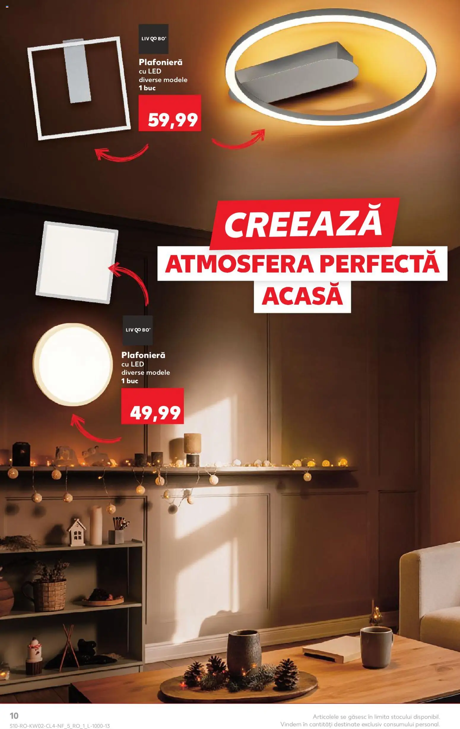 Catalog Kaufland 7 - 12 Ianuarie 2026 | Pagina 10 | Produse: Plafonieră, Babak