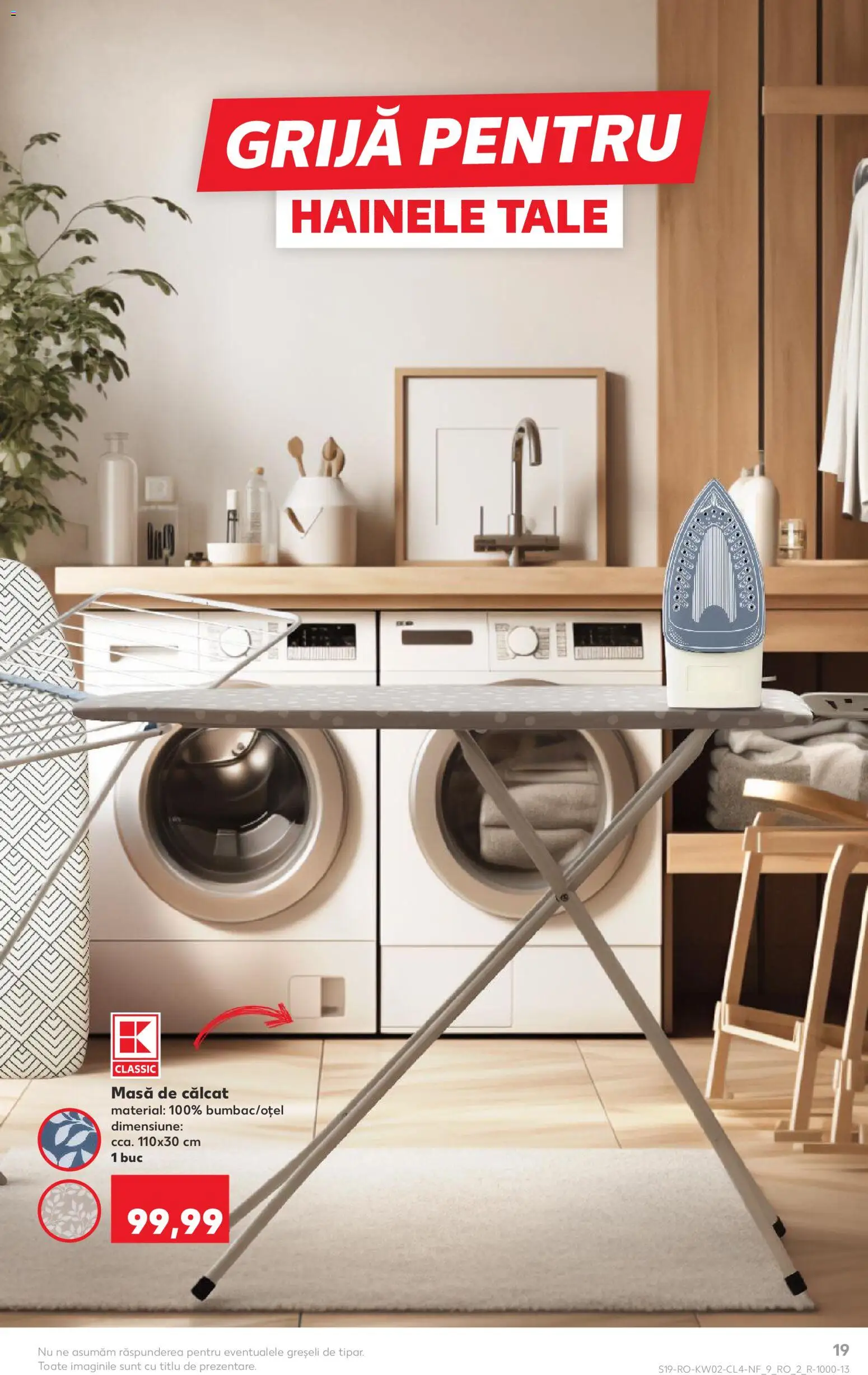 Catalog Kaufland 7 - 12 Ianuarie 2026 | Pagina 19 | Produse: Masă, Masă de călcat