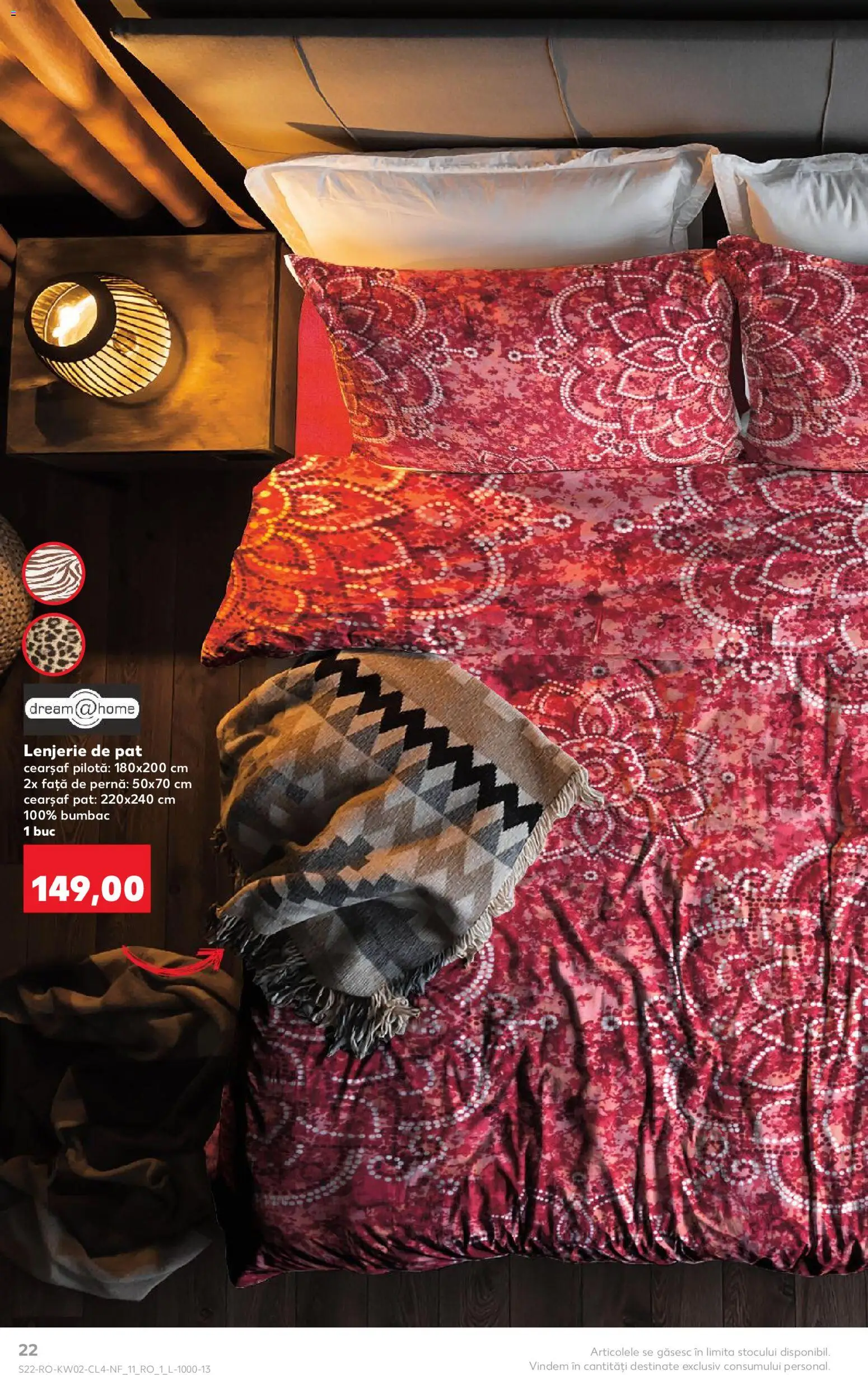 Catalog Kaufland 7 - 12 Ianuarie 2026 | Pagina 22 | Produse: Pat, Lenjerie de pat, Pernă, Pilotă