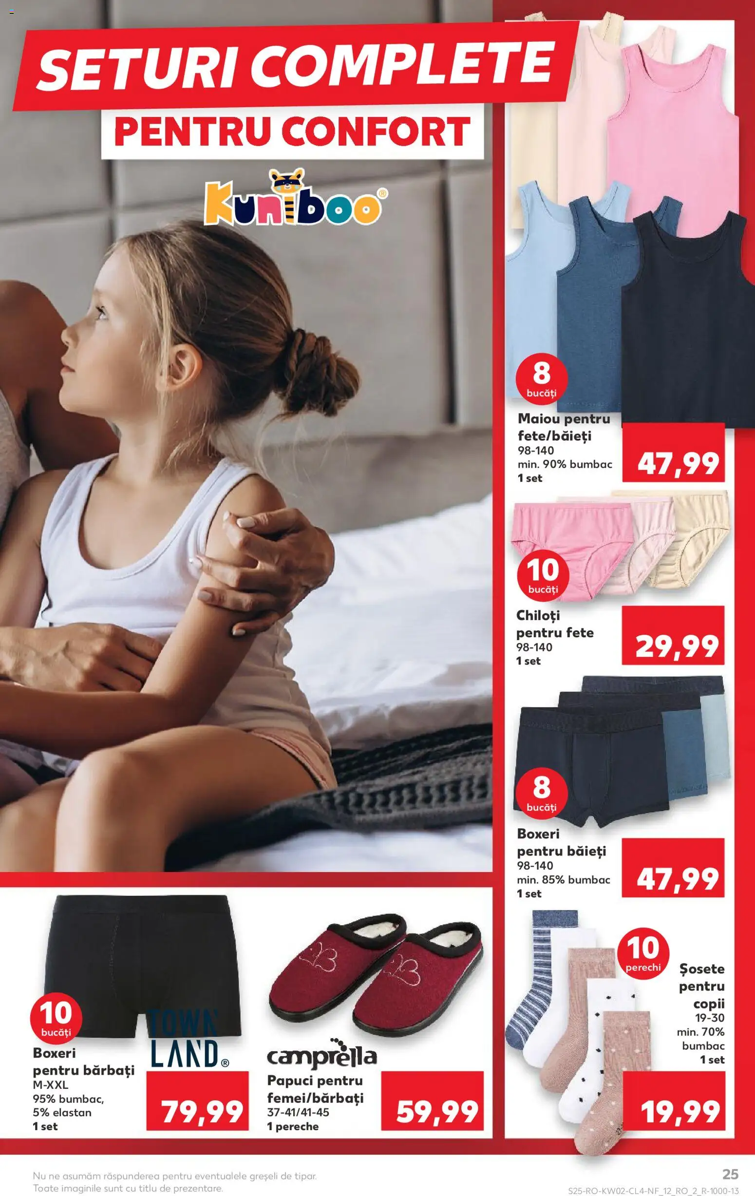 Catalog Kaufland 7 - 12 Ianuarie 2026 | Pagina 25 | Produse: Maiou, Chiloți, Boxeri, Papuci