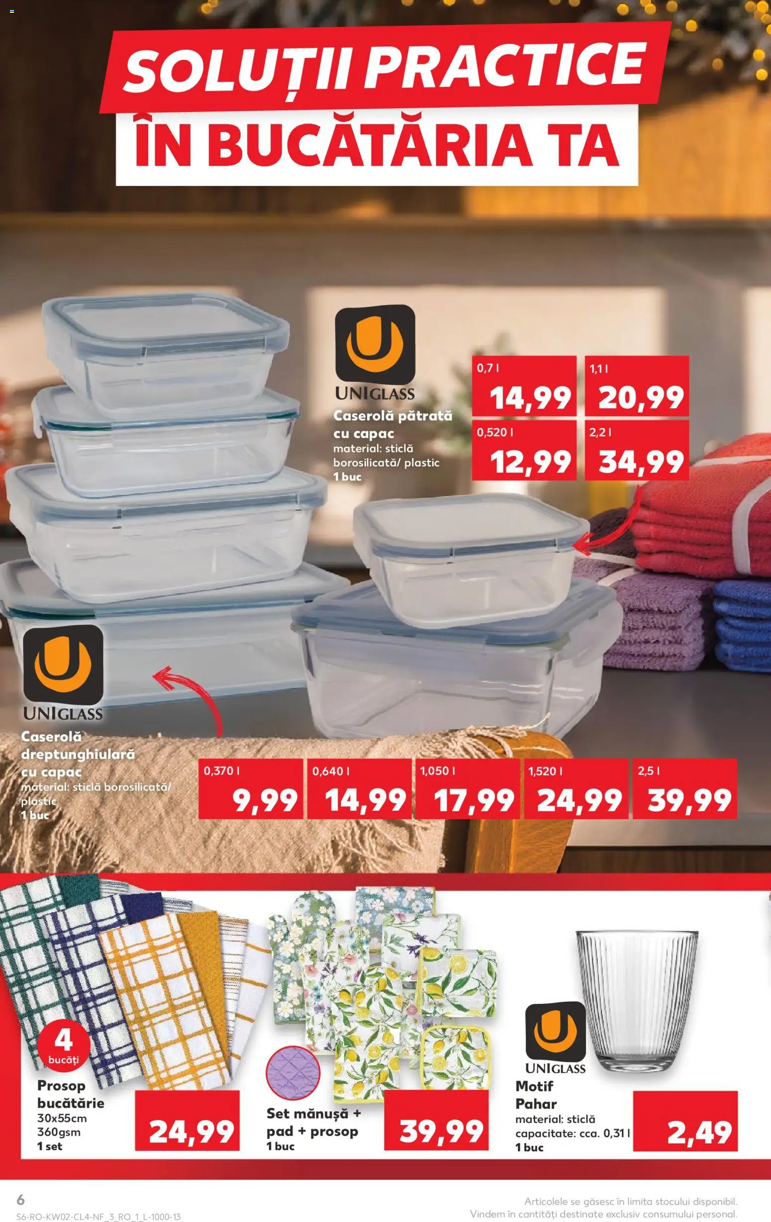 Catalog Kaufland 7 - 12 Ianuarie 2026 | Pagina 6 | Produse: Bucătărie
