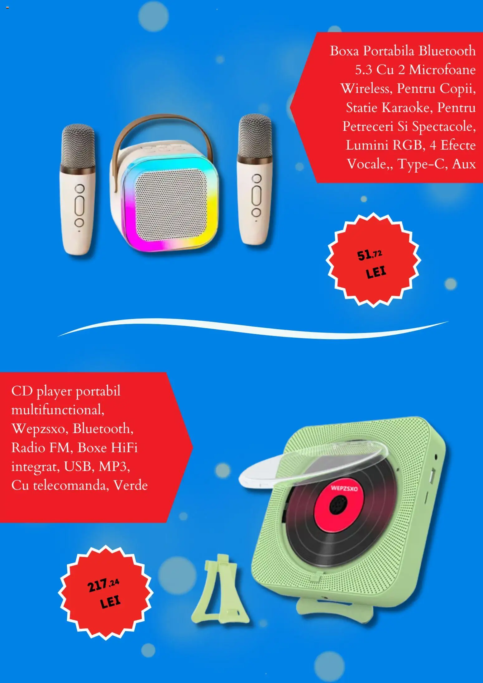 Catalog eMag 31 Decembrie 2025 - 10 Ianuarie 2026 | Pagina 5 | Produse: Radio, Player, Boxă portabilă