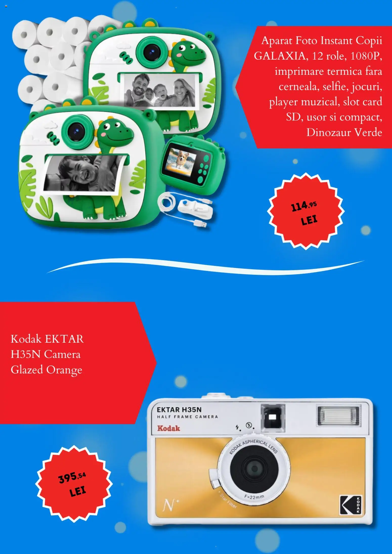 Catalog eMag 31 Decembrie 2025 - 10 Ianuarie 2026 | Pagina 7 | Produse: Aparat foto, Player, Cameră