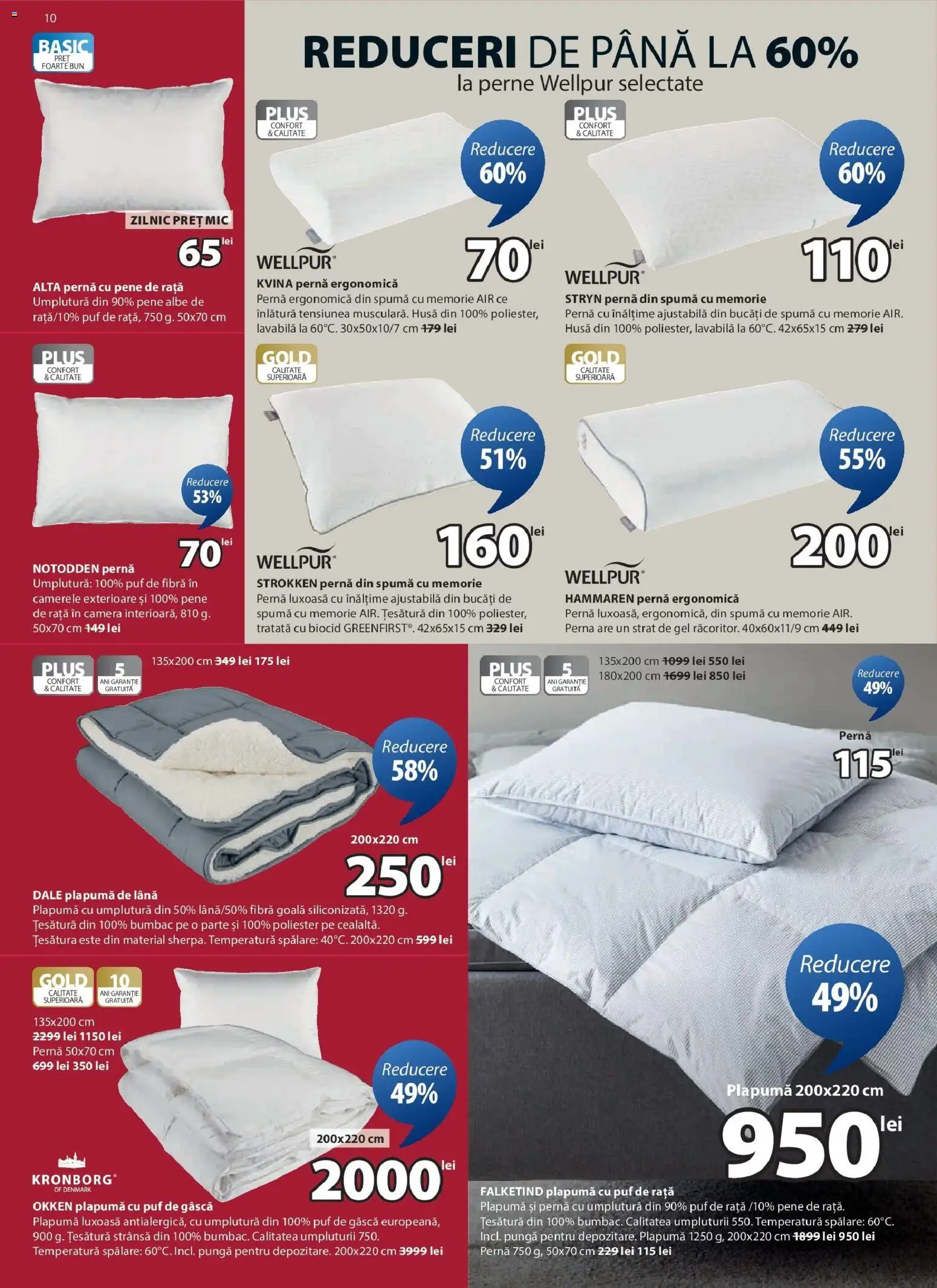 Catalog JYSK 1 - 22 Ianuarie 2026 | Pagina 10 | Produse: Memorie, Pernă, Türk kahvesi öğütme değirmeni, Dale