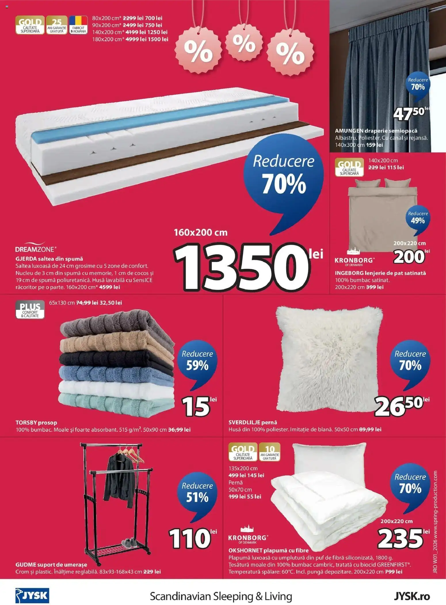 Catalog JYSK 1 - 22 Ianuarie 2026 | Pagina 16 | Produse: Pungă, Pat, Lenjerie de pat, Pernă