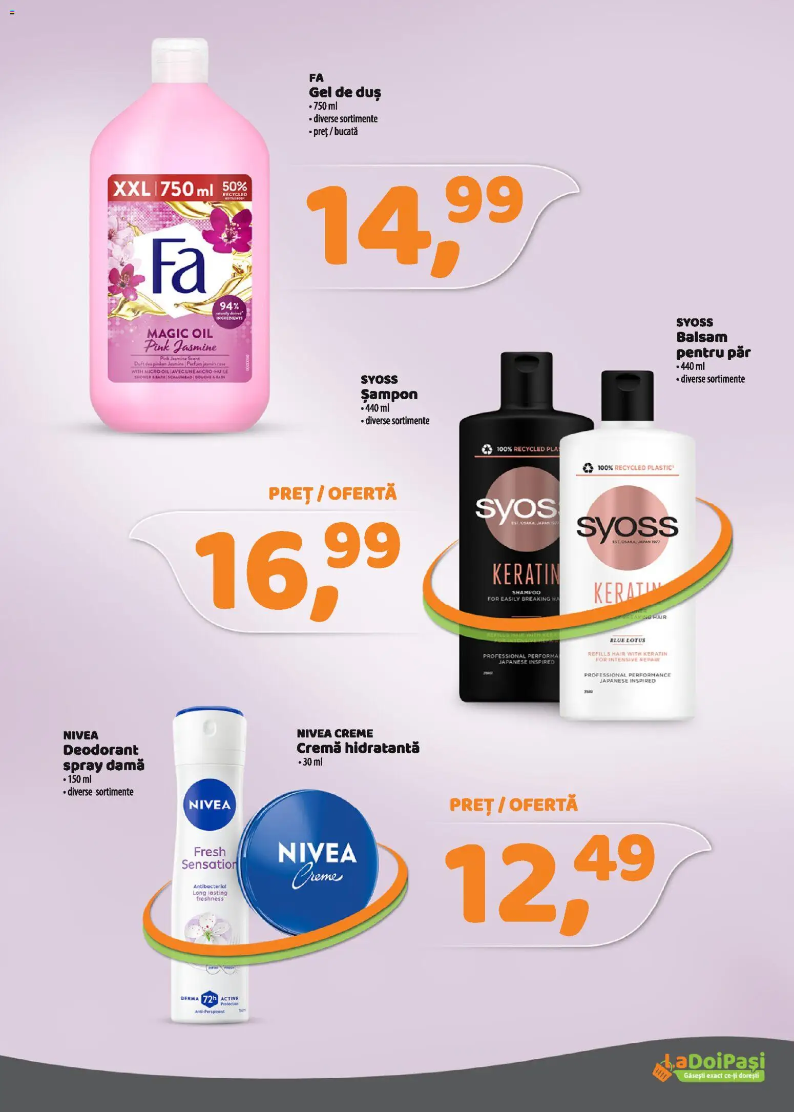 Catalog La Doi Pași 8 - 30 Ianuarie 2026 | Pagina 11 | Produse: Duș, Cremă, Gel de duș, Deodorant