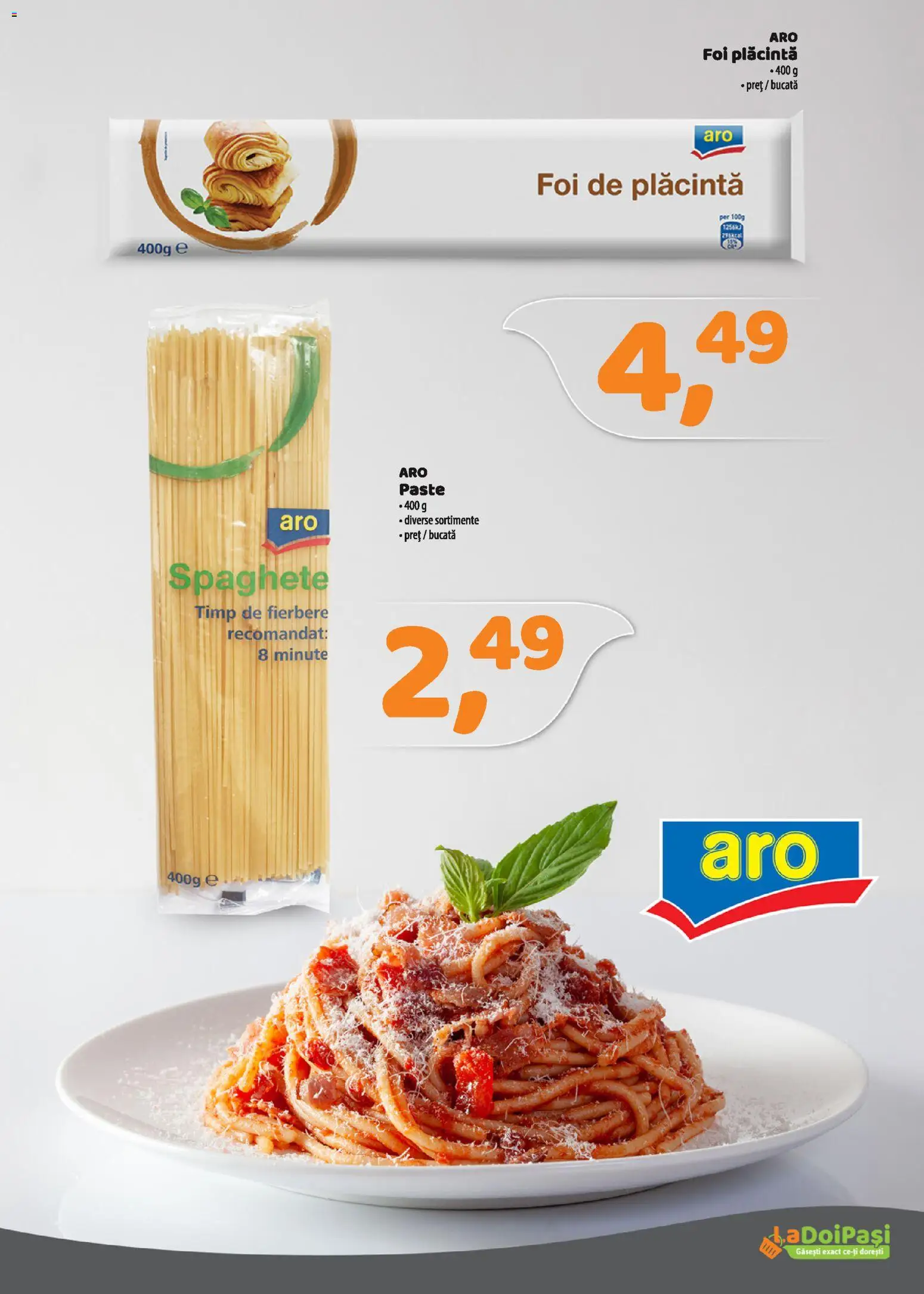 Catalog La Doi Pași 8 - 30 Ianuarie 2026 | Pagina 13 | Produse: Plăcintă, Paste