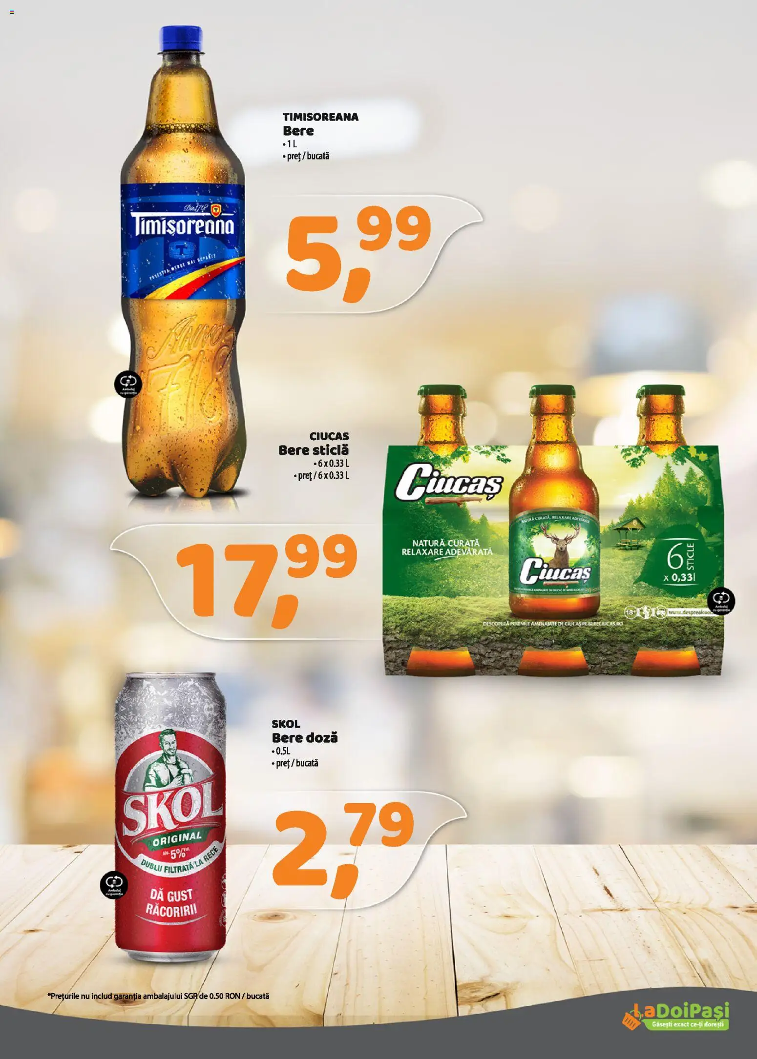 Catalog La Doi Pași 8 - 30 Ianuarie 2026 | Pagina 8 | Produse: Rață, Bere