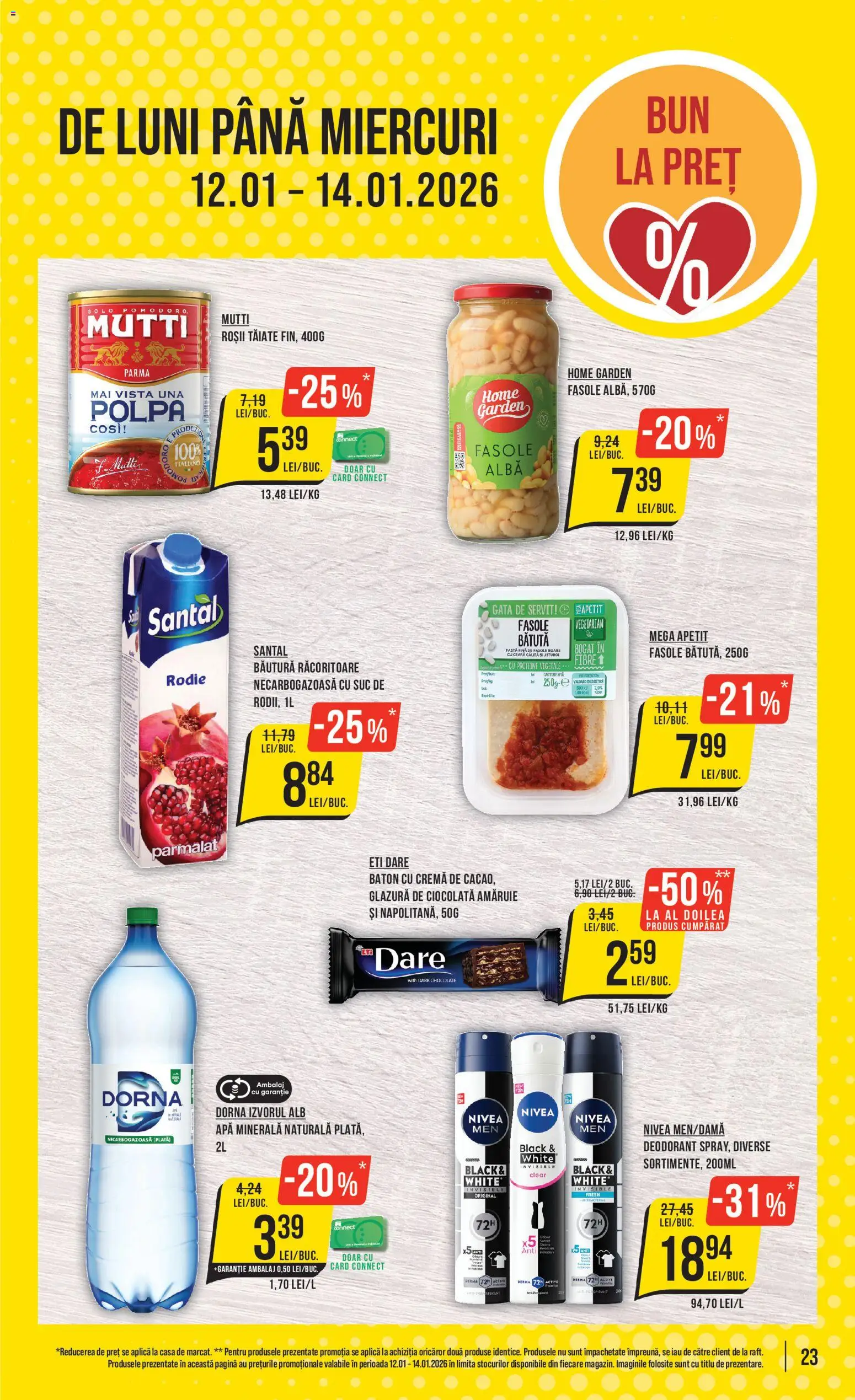 Catalog Mega Image 5 - 13 Ianuarie 2026 | Pagina 23 | Produse: Masaüstü kılıfı, Cremă, Suc, Roșii