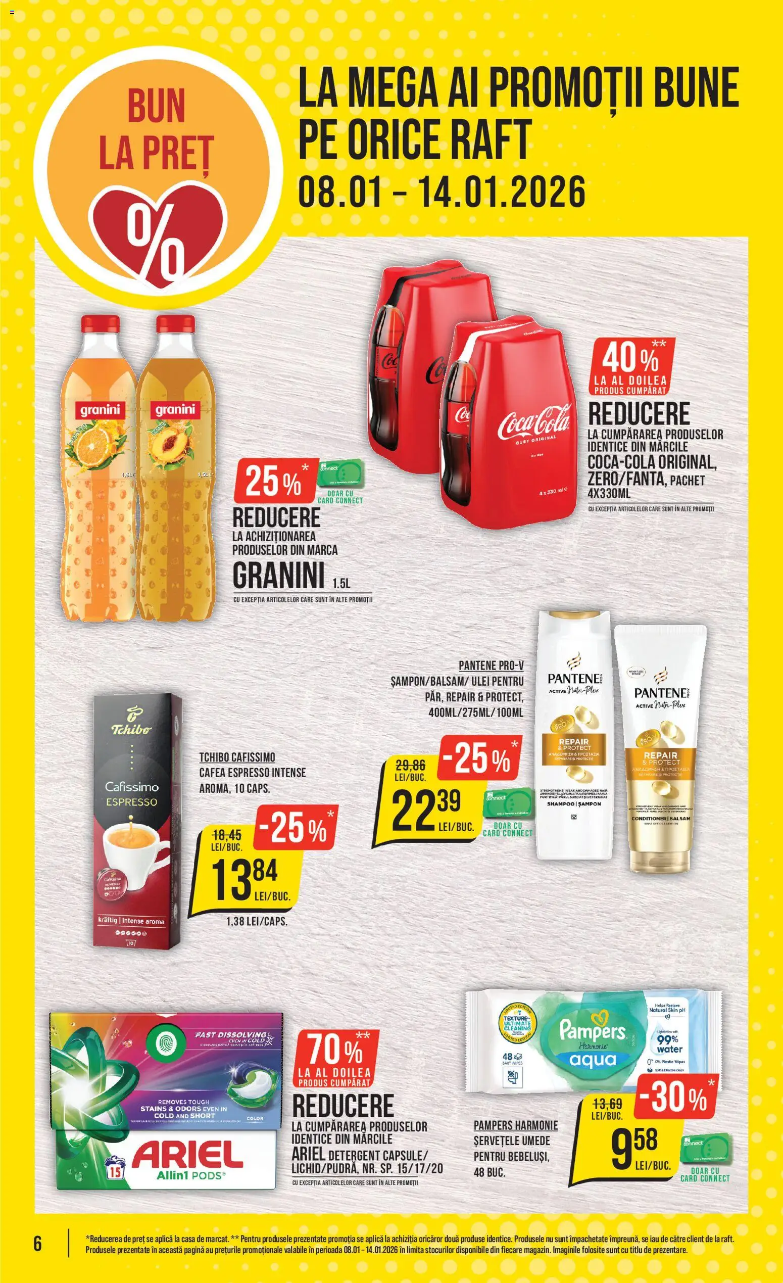 Catalog Mega Image 5 - 13 Ianuarie 2026 | Pagina 6 | Produse: Raft, Șampon, Ulei, Detergent