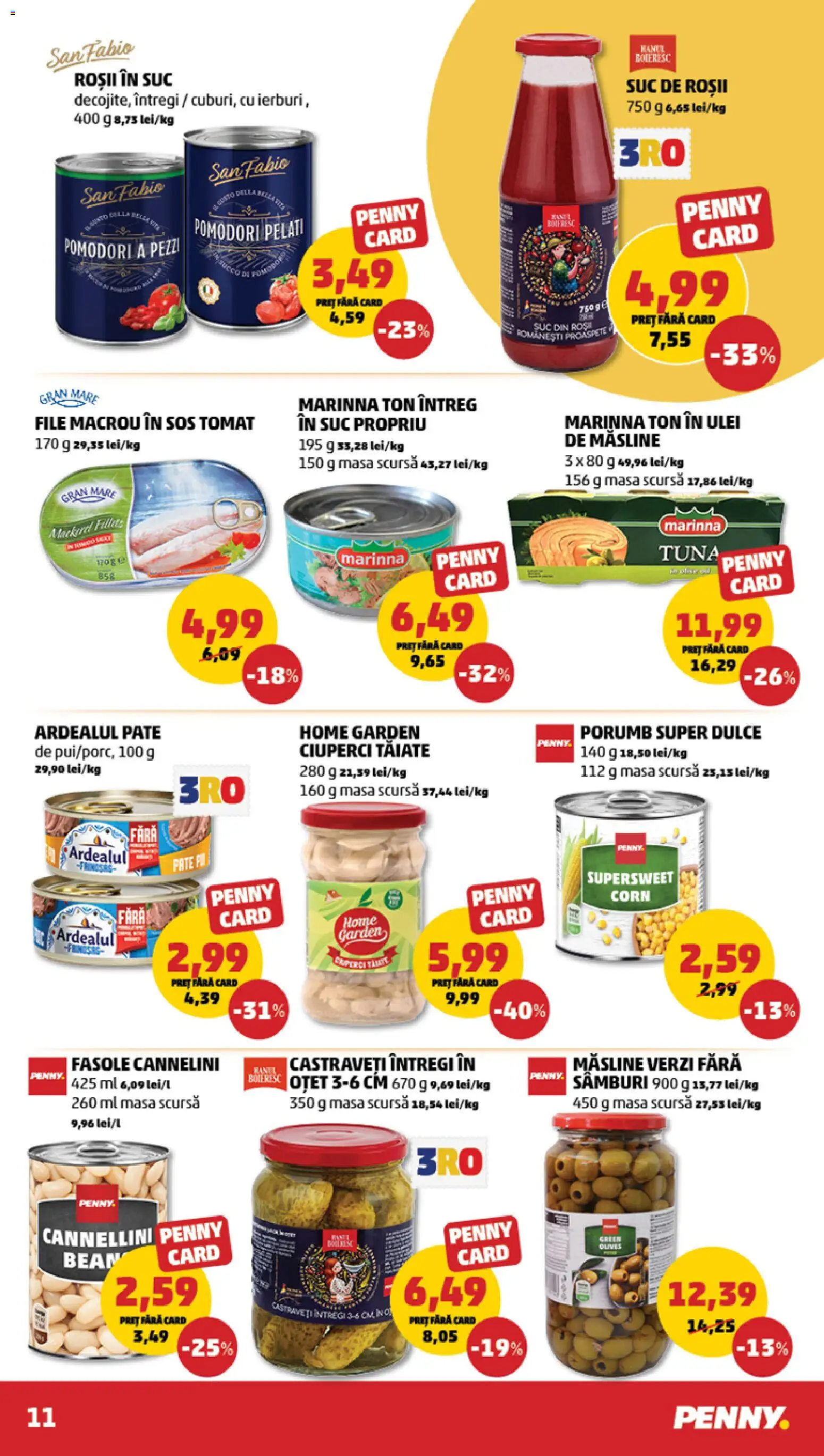 Catalog PENNY Market 7 - 12 Ianuarie 2026 | Pagina 11 | Produse: Măsline, Suc, Roșii, Sos