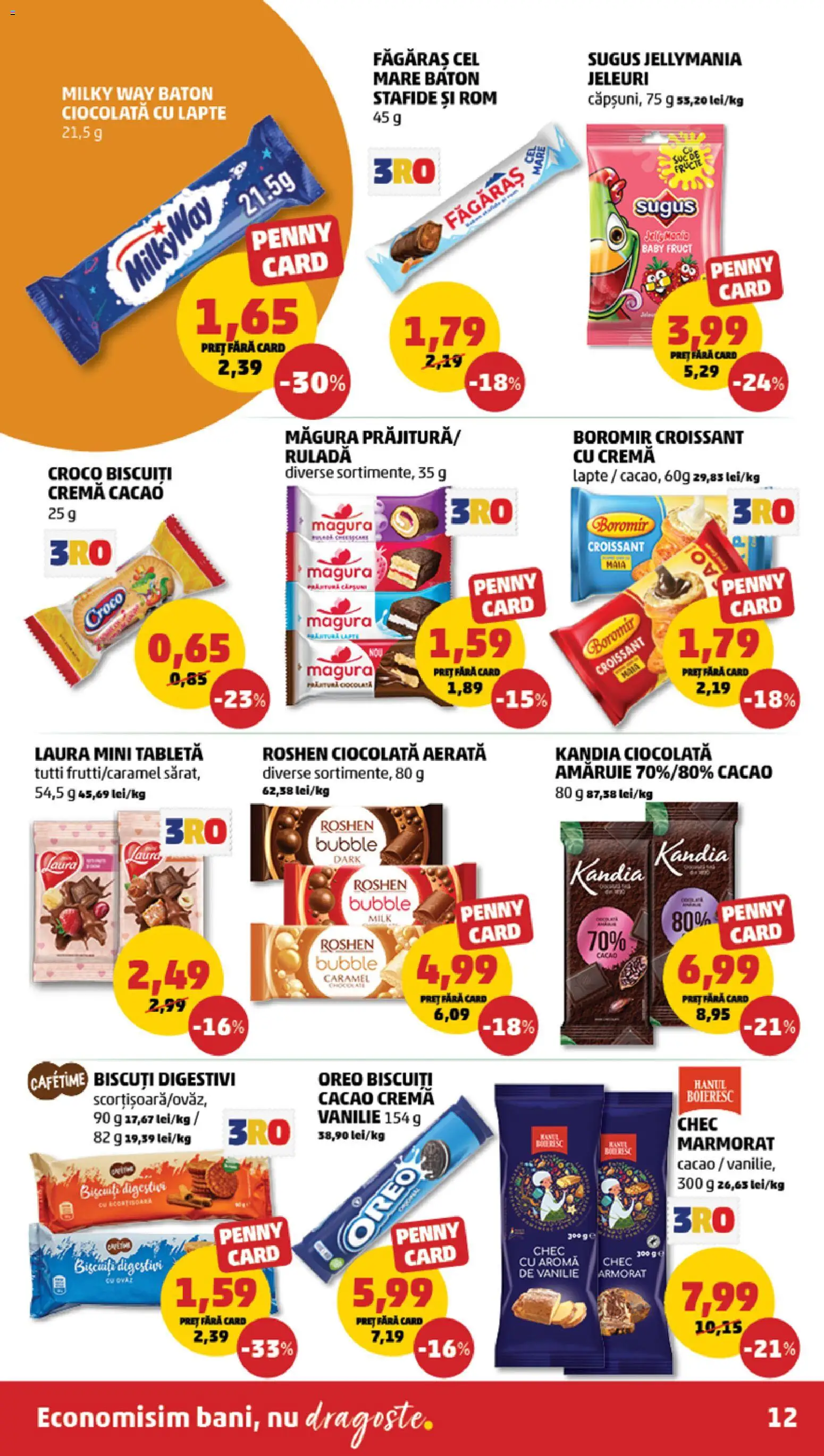 Catalog PENNY Market 7 - 12 Ianuarie 2026 | Pagina 12 | Produse: Lapte, Ciocolată, Stafide, Jeleuri