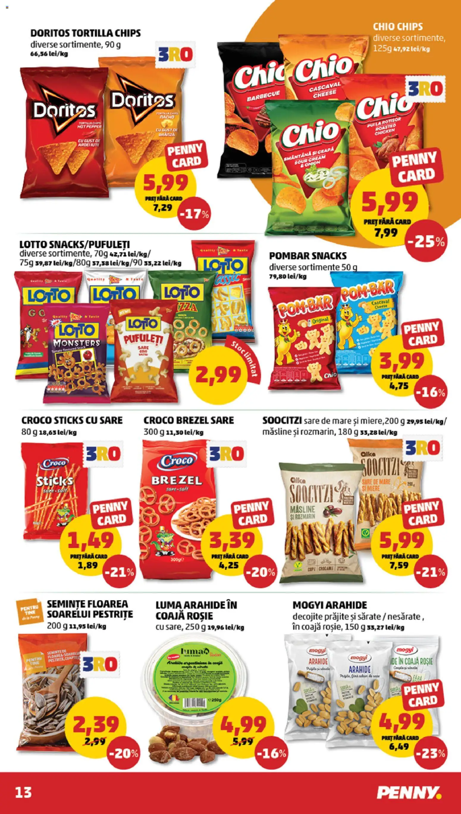 Catalog PENNY Market 7 - 12 Ianuarie 2026 | Pagina 13 | Produse: Cașcaval, Arahide, Pufuleți, Bant
