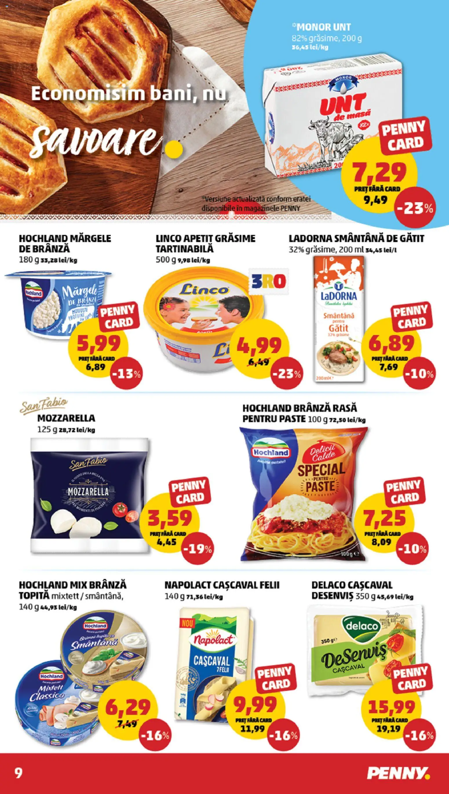 Catalog PENNY Market 7 - 12 Ianuarie 2026 | Pagina 9 | Produse: Light Kedi Konservesi, Masă, Unt, Paste