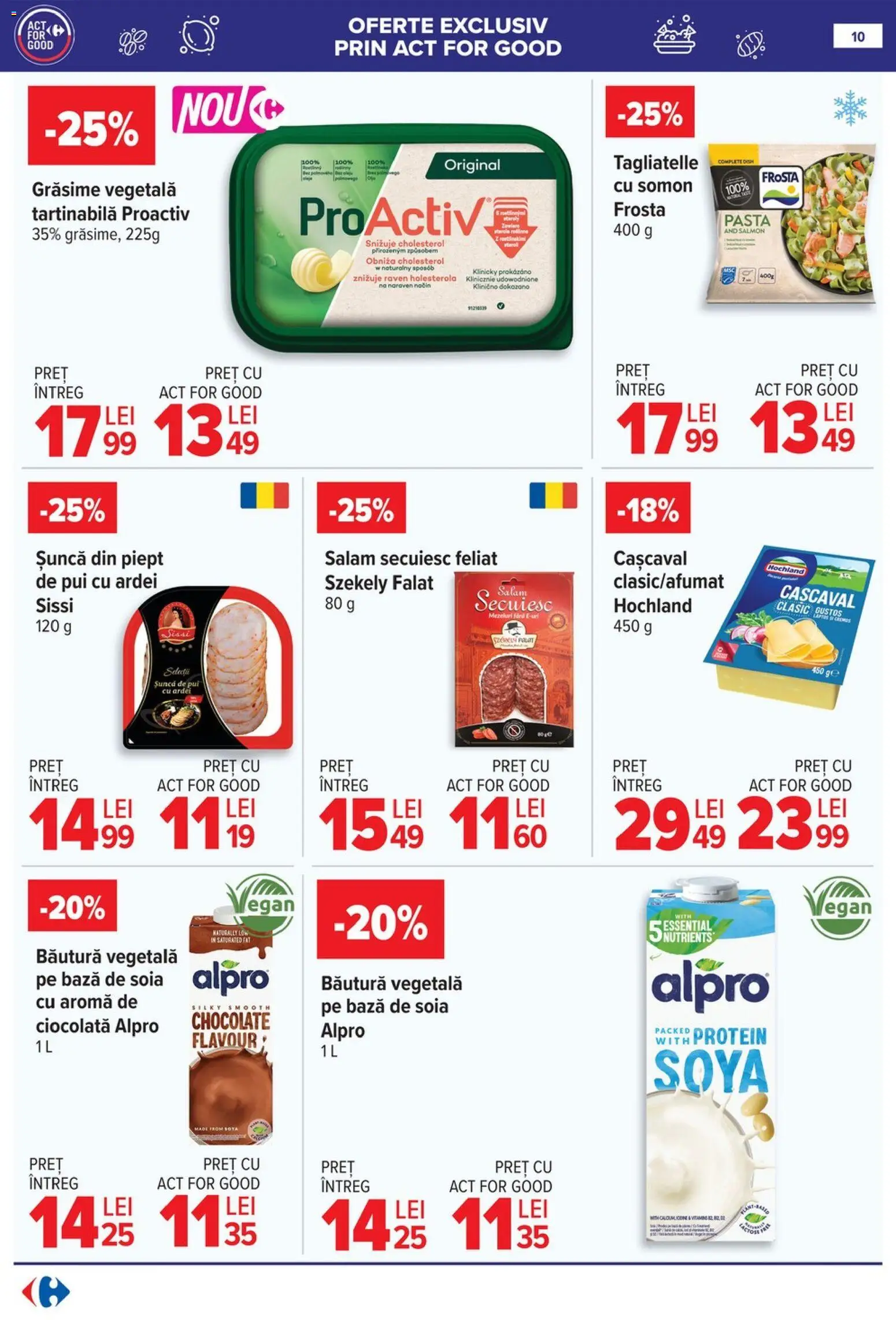 Catalog Carrefour 8 - 12 Ianuarie 2026 | Pagina 10 | Produse: Filtre kahve makinesi, Cașcaval, Salam, Șuncă