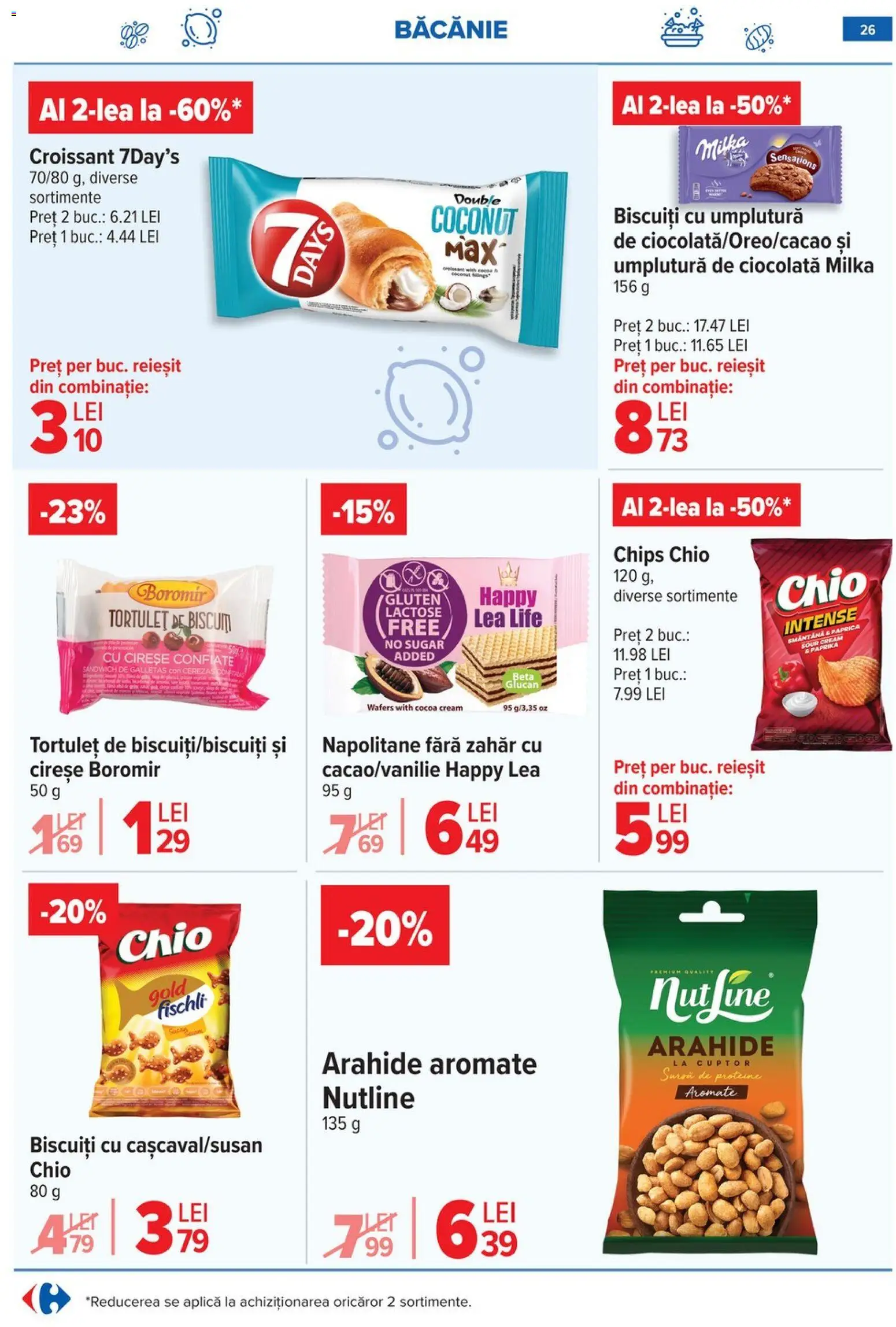 Catalog Carrefour 8 - 12 Ianuarie 2026 | Pagina 26 | Produse: Arahide, Ciocolată, Cireșe, Zahăr