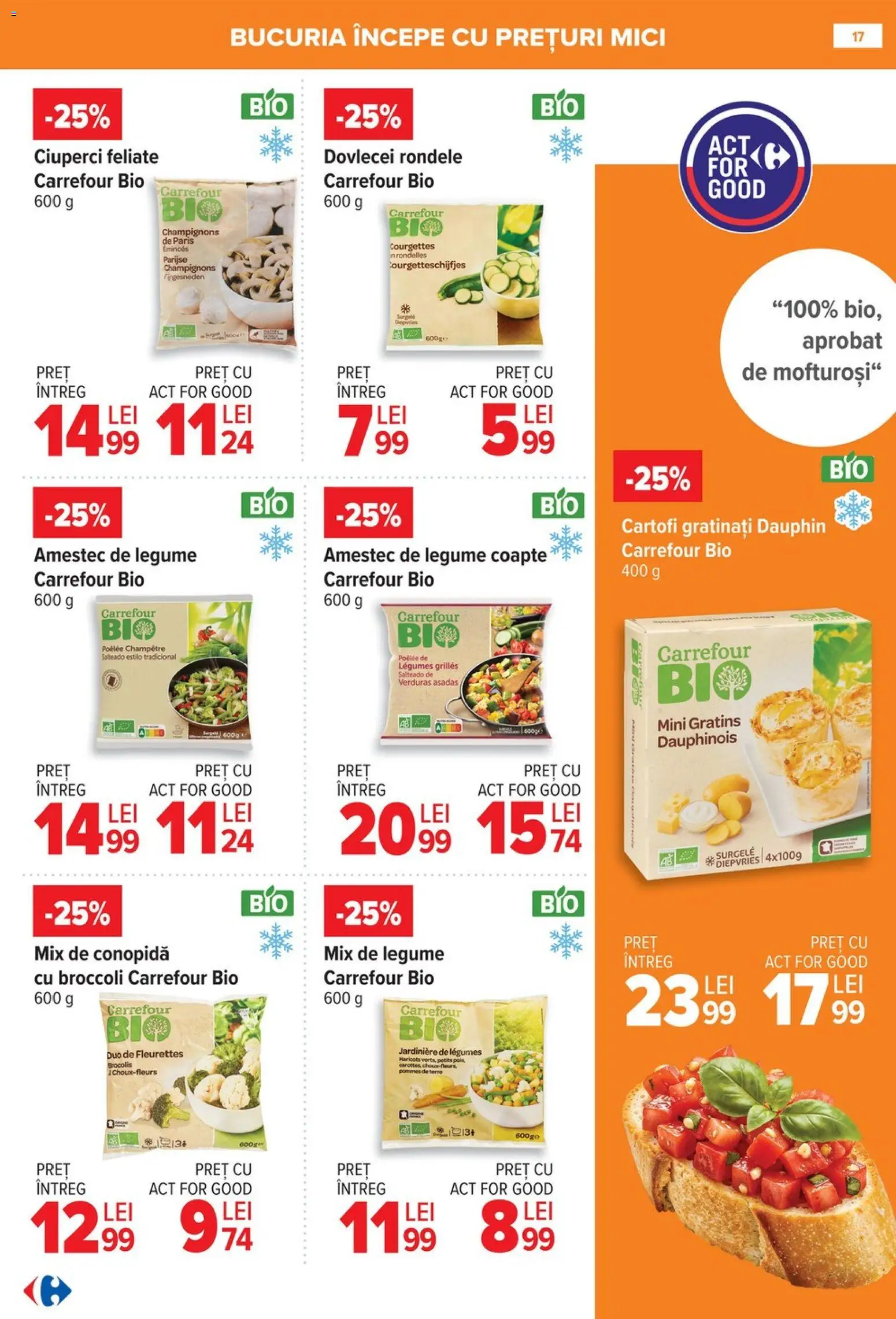 Catalog Carrefour 8 - 26 Ianuarie 2026 | Pagina 17 | Produse: Conopidă, Ciuperci, Cartofi, Legume