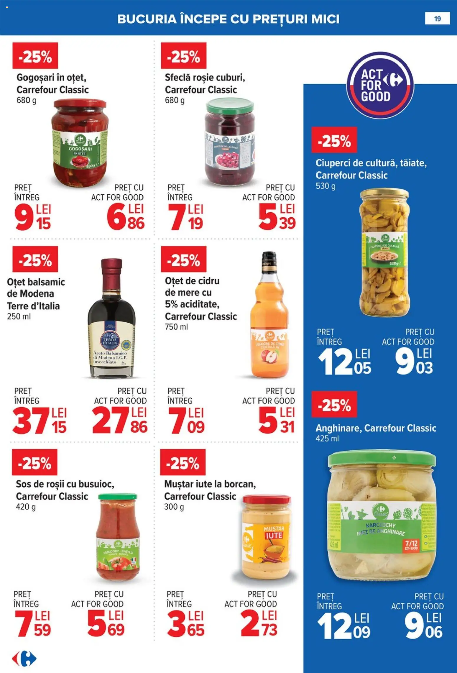 Catalog Carrefour 8 - 26 Ianuarie 2026 | Pagina 19 | Produse: Mici, Mere, Roșii, Sos