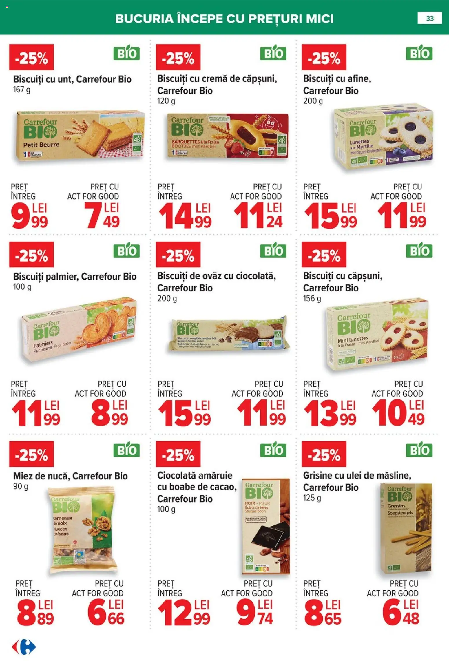 Catalog Carrefour 8 - 26 Ianuarie 2026 | Pagina 33 | Produse: Mici, Cremă, Ulei, Ciocolată