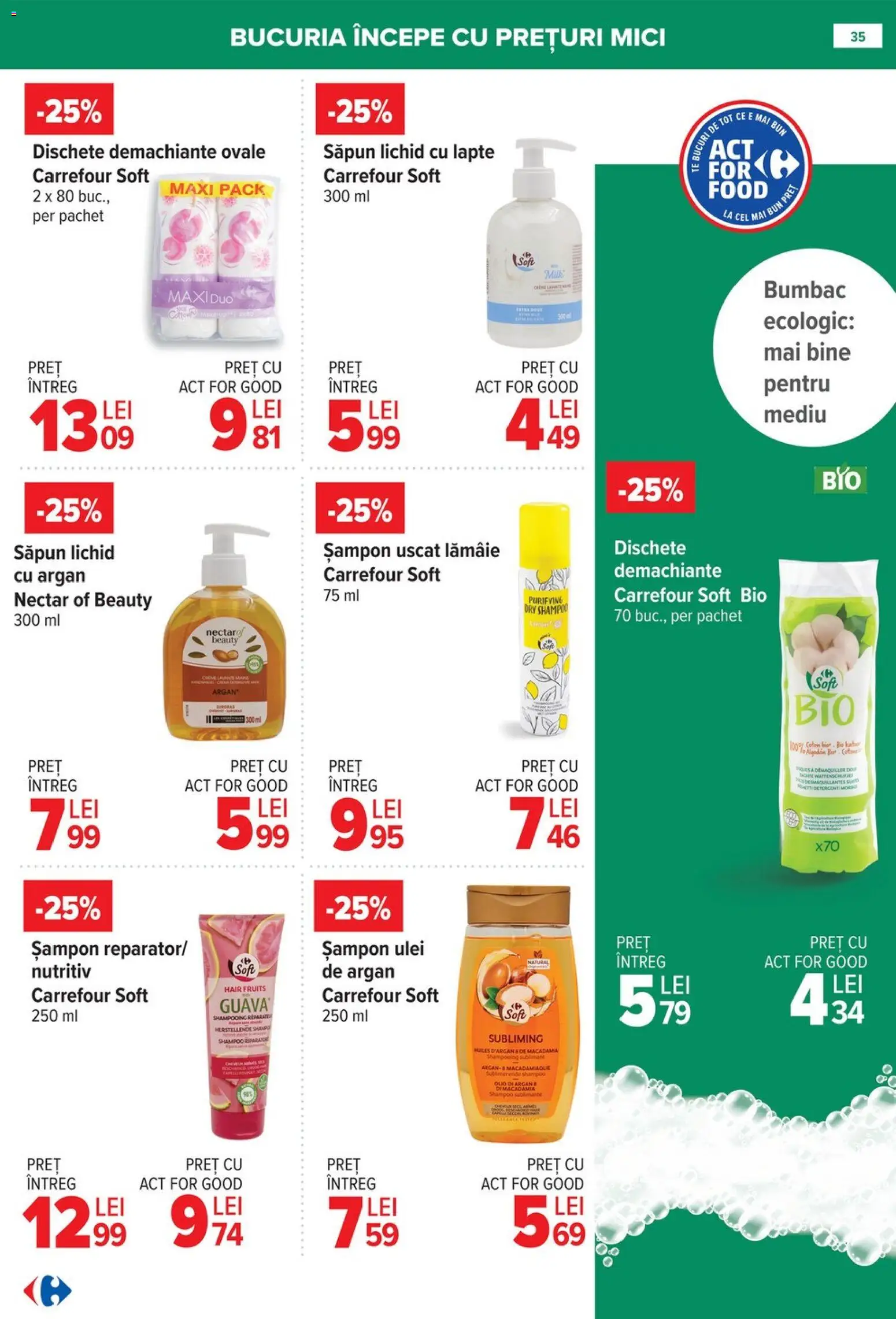 Catalog Carrefour 8 - 26 Ianuarie 2026 | Pagina 35 | Produse: Şerit ödül, Ulei, Săpun, Săpun lichid