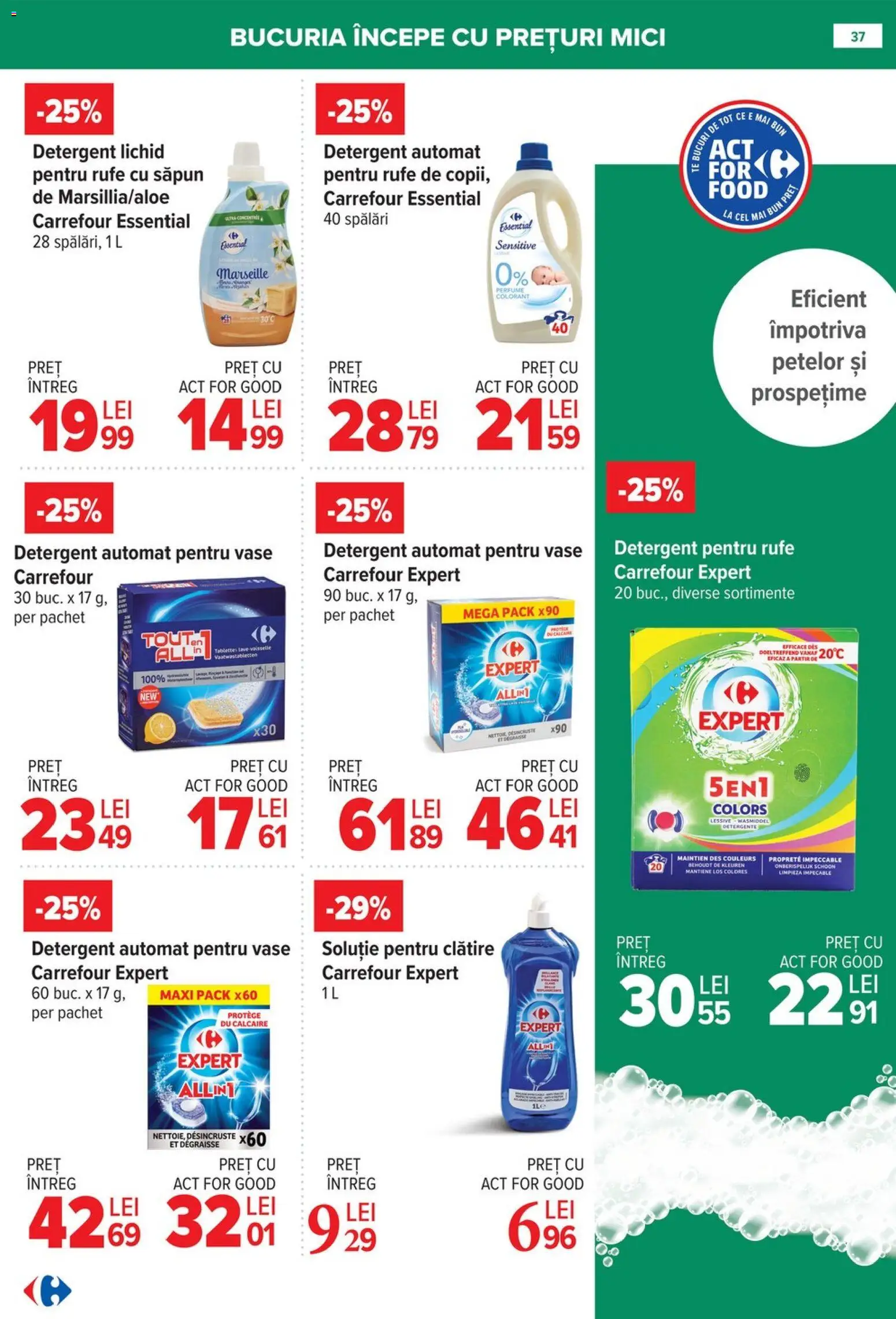 Catalog Carrefour 8 - 26 Ianuarie 2026 | Pagina 37 | Produse: Kedi Ödül Oyuncakları, Mici, Săpun, Detergent