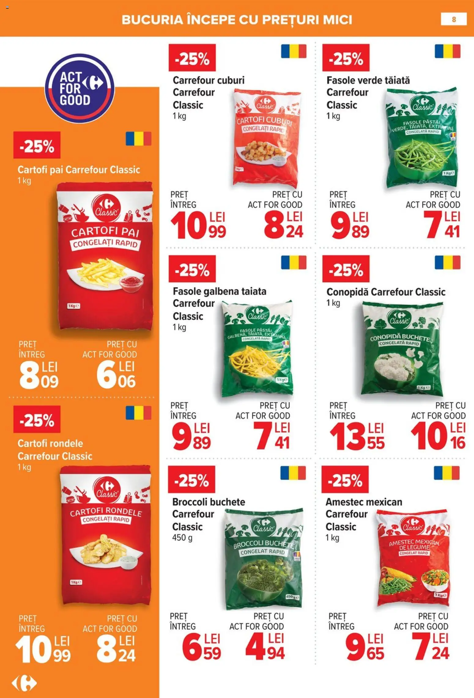 Catalog Carrefour 8 - 26 Ianuarie 2026 | Pagina 8 | Produse: Conopidă, Mici, Cartofi, Legume