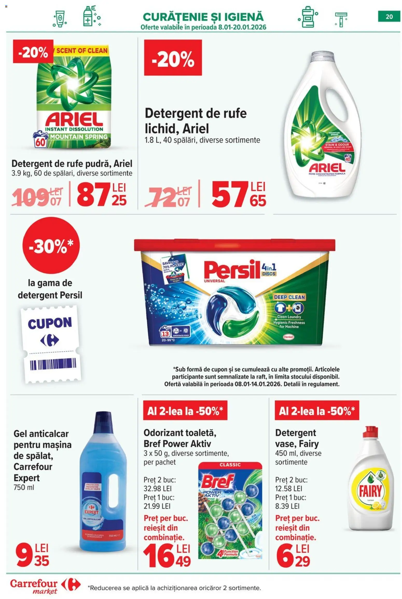 Catalog Carrefour 8 - 12 Ianuarie 2026 | Pagina 20 | Produse: Pomelo, Detergent