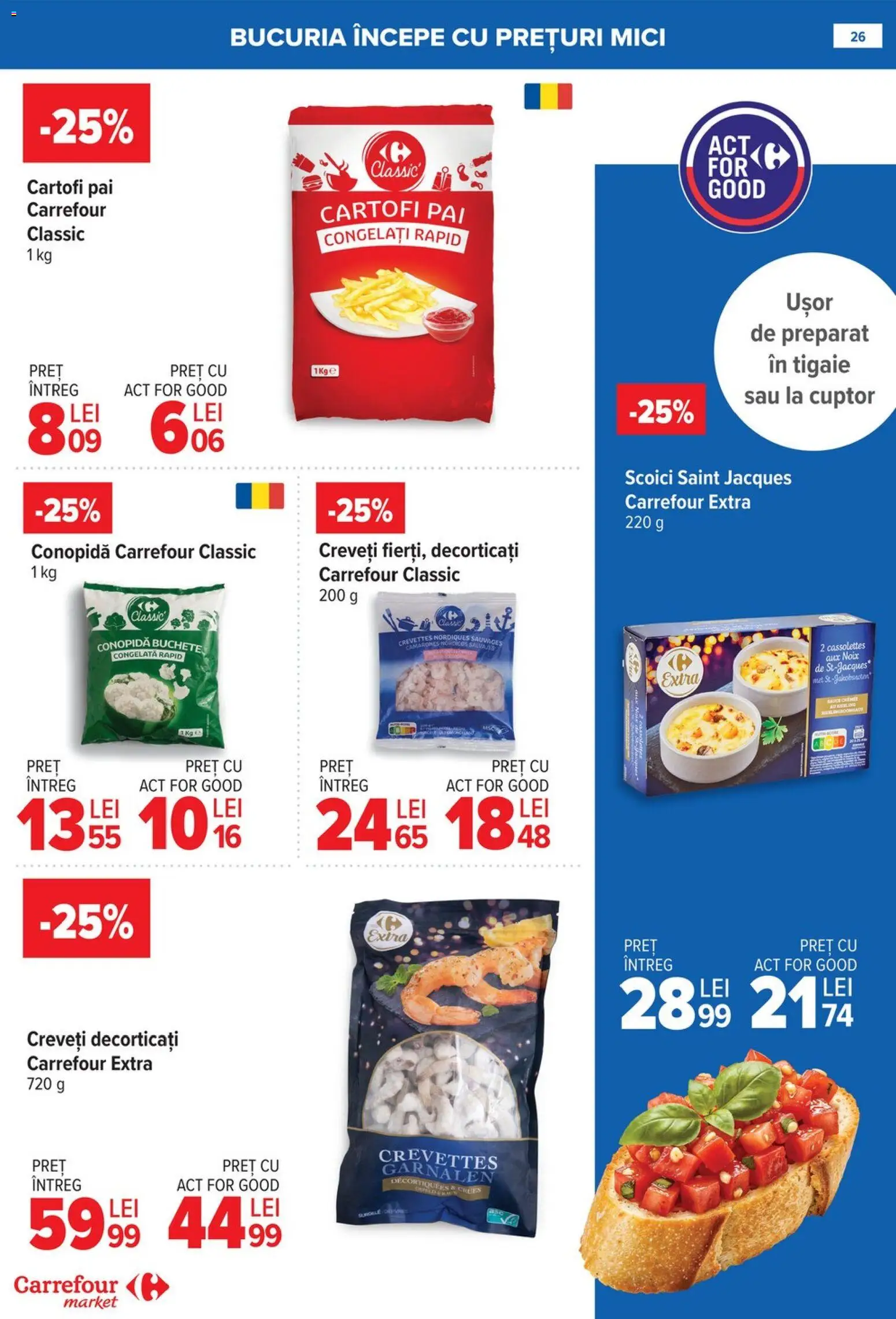 Catalog Carrefour 8 - 12 Ianuarie 2026 | Pagina 26 | Produse: Conopidă, Cuptor, Mici, Cartofi