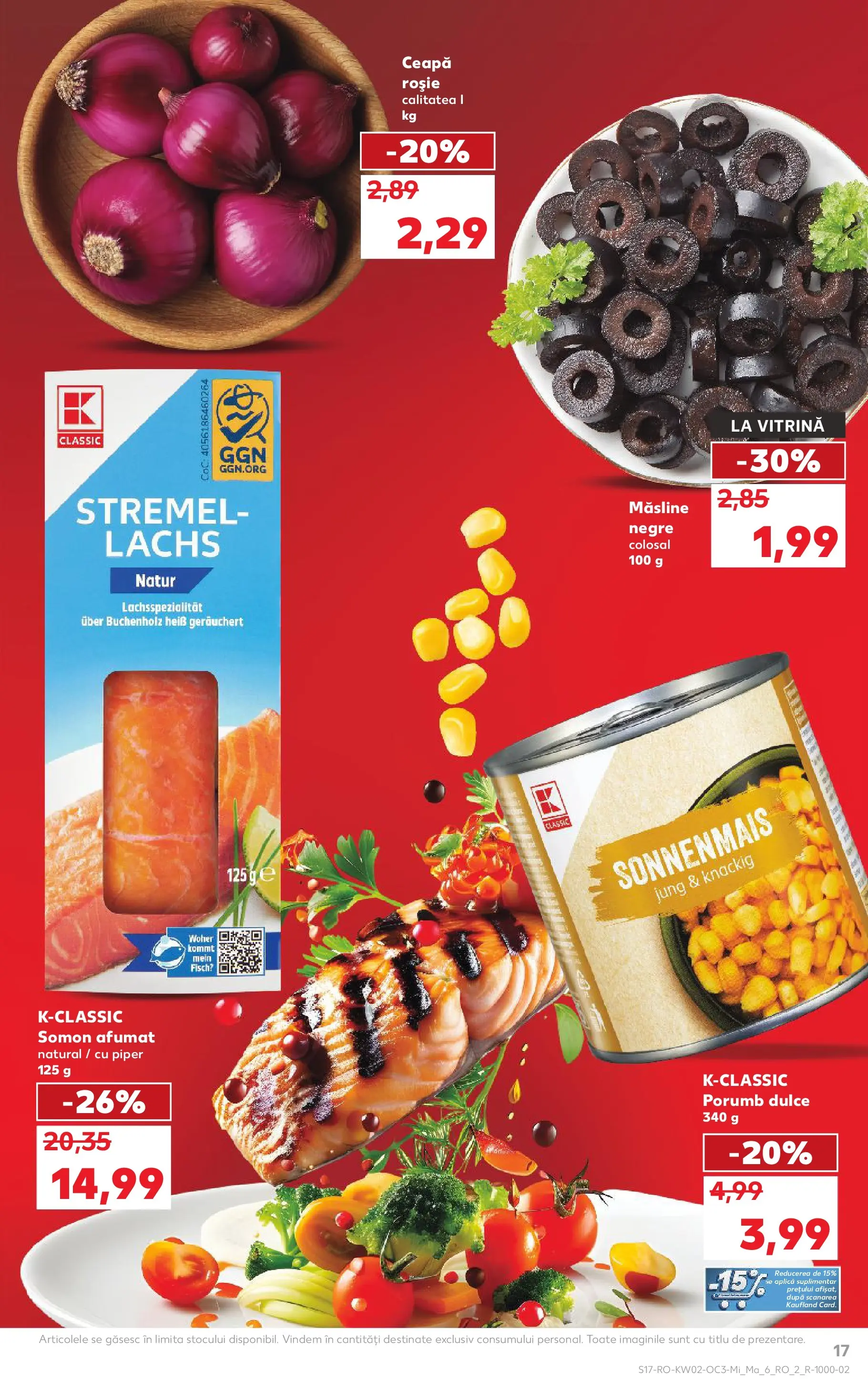 Catalog Kaufland 7 - 12 Ianuarie 2026 | Pagina 17 | Produse: Vitrină, Măsline, Ceapă, Piper
