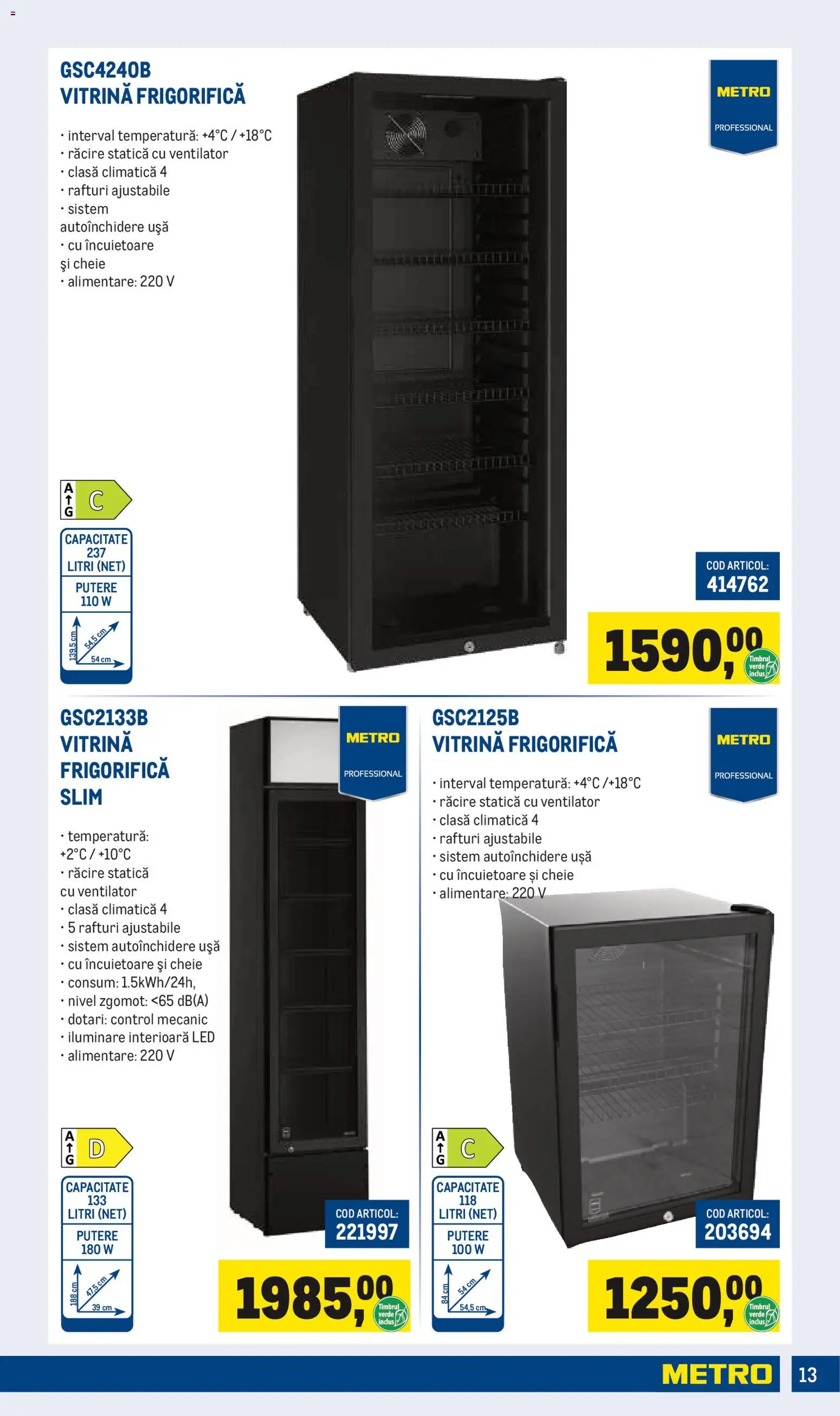 Catalog METRO 5 Ianuarie - 30 Martie 2026 | Pagina 13 | Produse: Ventilator, Babak, Vitrină, Ușă