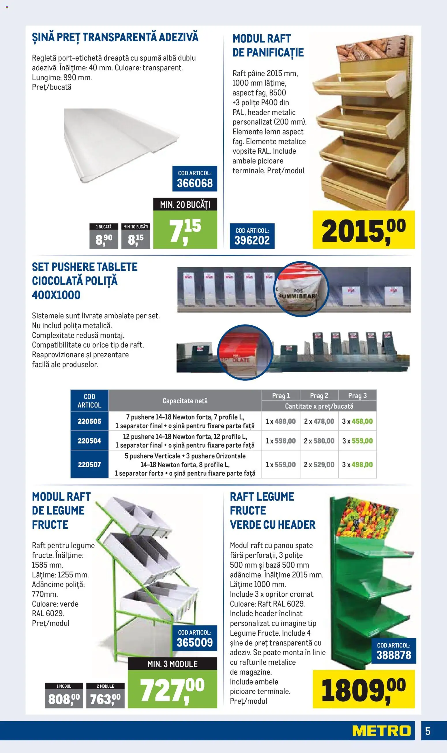 Catalog METRO 5 Ianuarie - 30 Martie 2026 | Pagina 5 | Produse: Raft, Pâine, Ciocolată, Legume