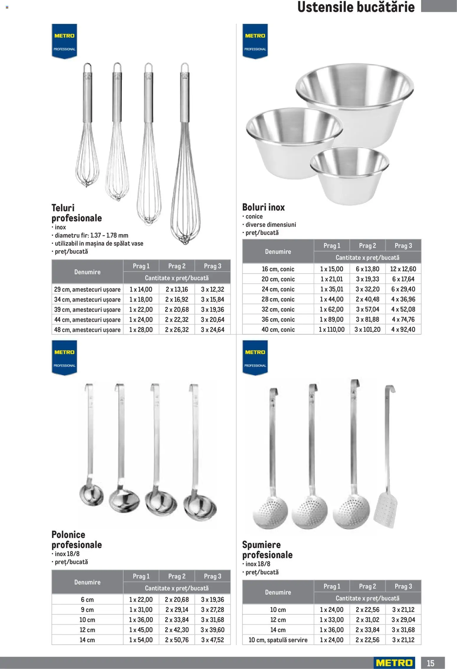 Catalog METRO 5 Ianuarie - 30 Martie 2026 | Pagina 15 | Produse: Mașină De Spălat, Mașină De Spălat Vase, Bucătărie