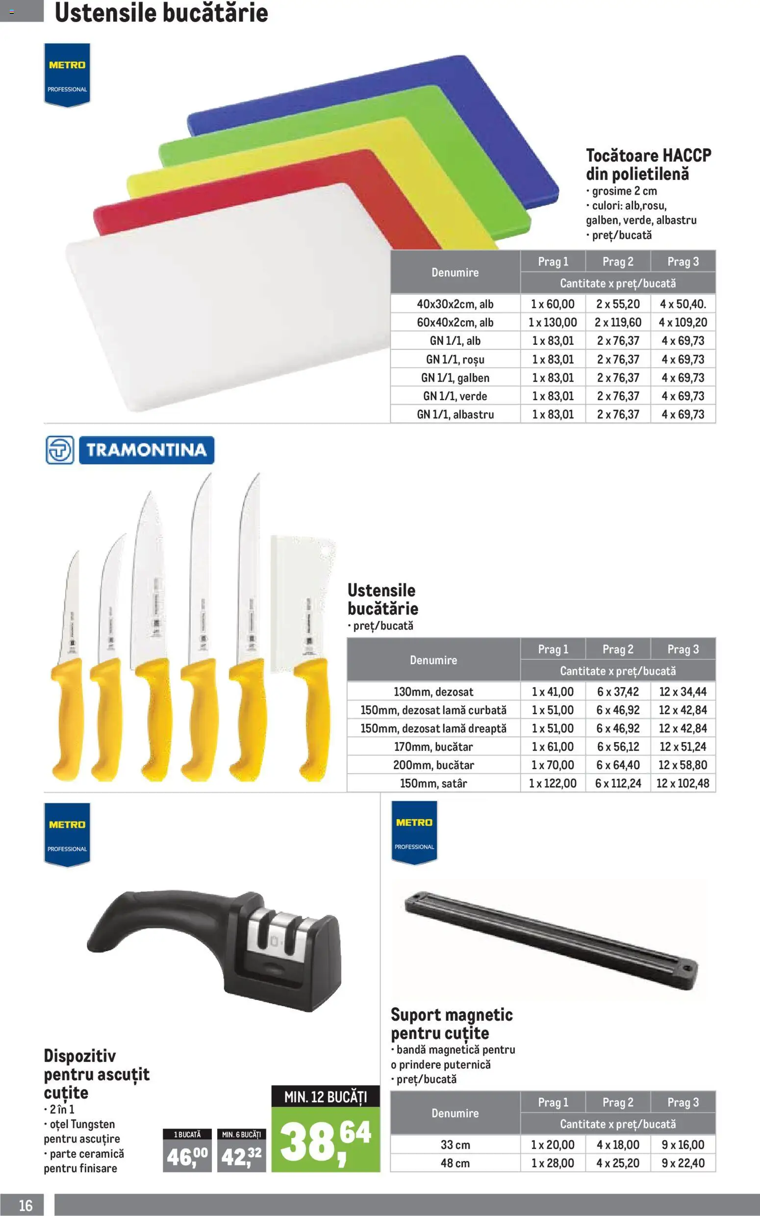 Catalog METRO 5 Ianuarie - 30 Martie 2026 | Pagina 16 | Produse: Suport magnetic, Bucătărie, Su sebili