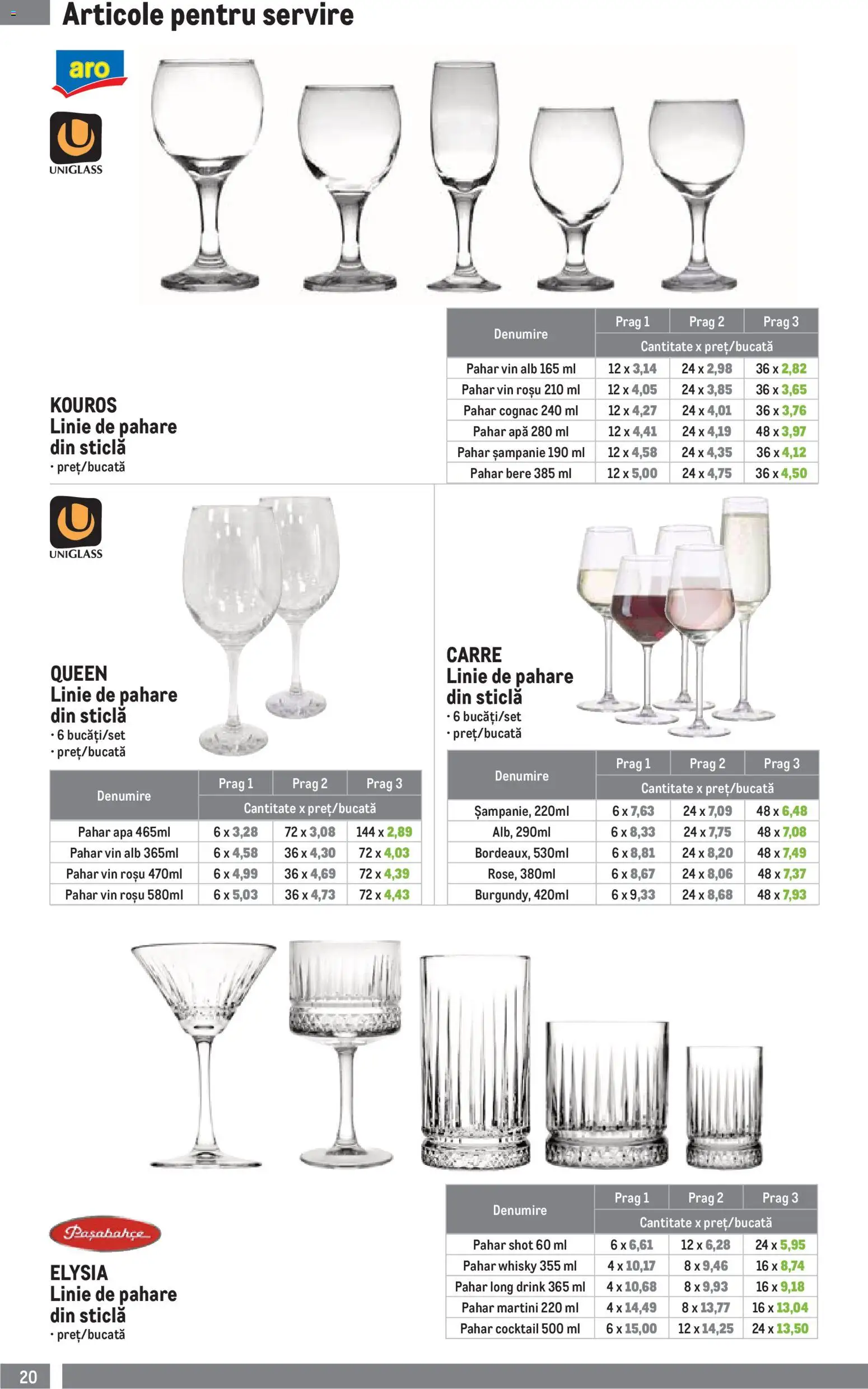 Catalog METRO 5 Ianuarie - 30 Martie 2026 | Pagina 20 | Produse: Pahare, Yulaf, Bere, Apă